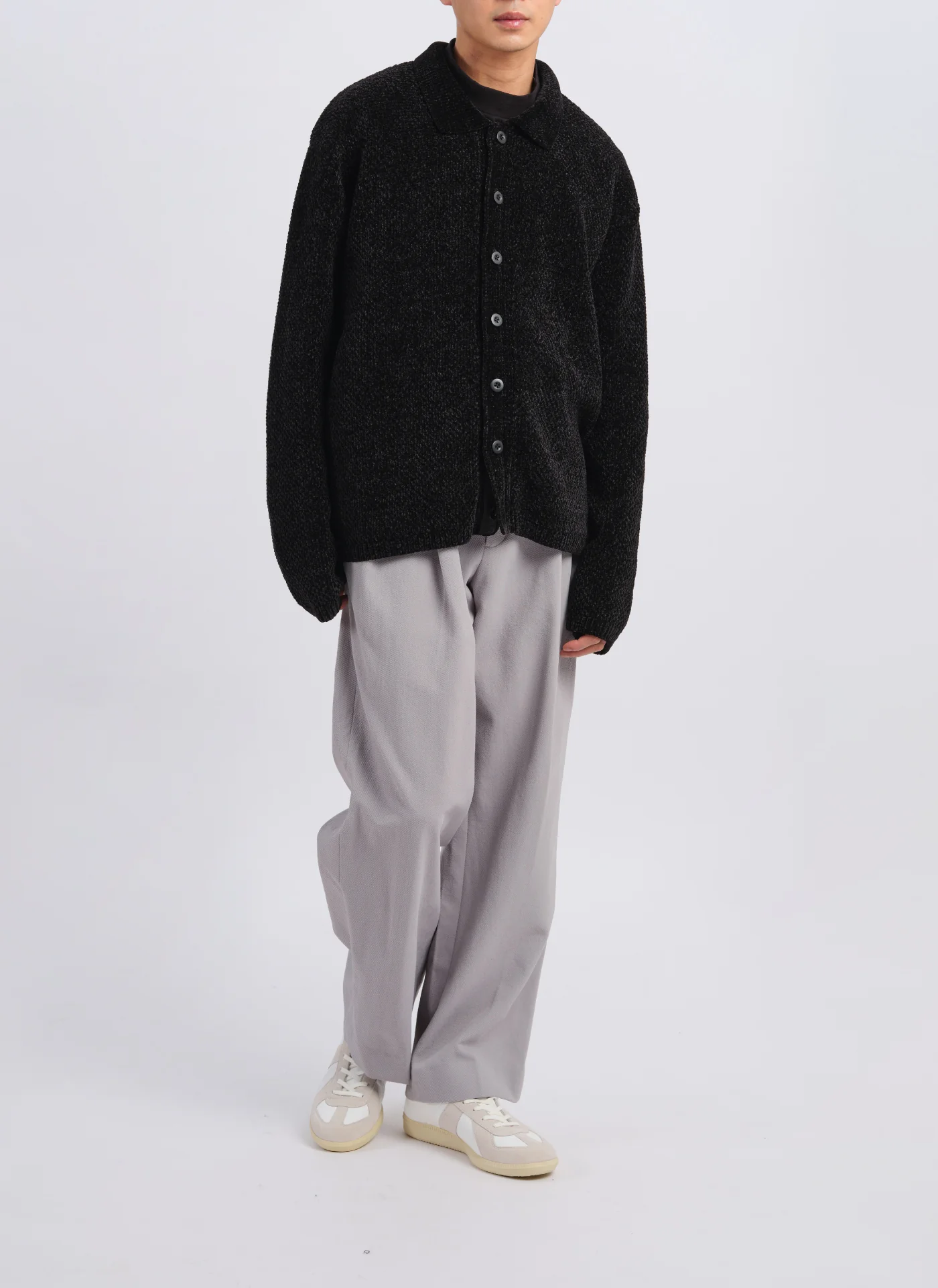 Polyester Velet Knitted Crafts & Art Coach Jacket - Umamrii