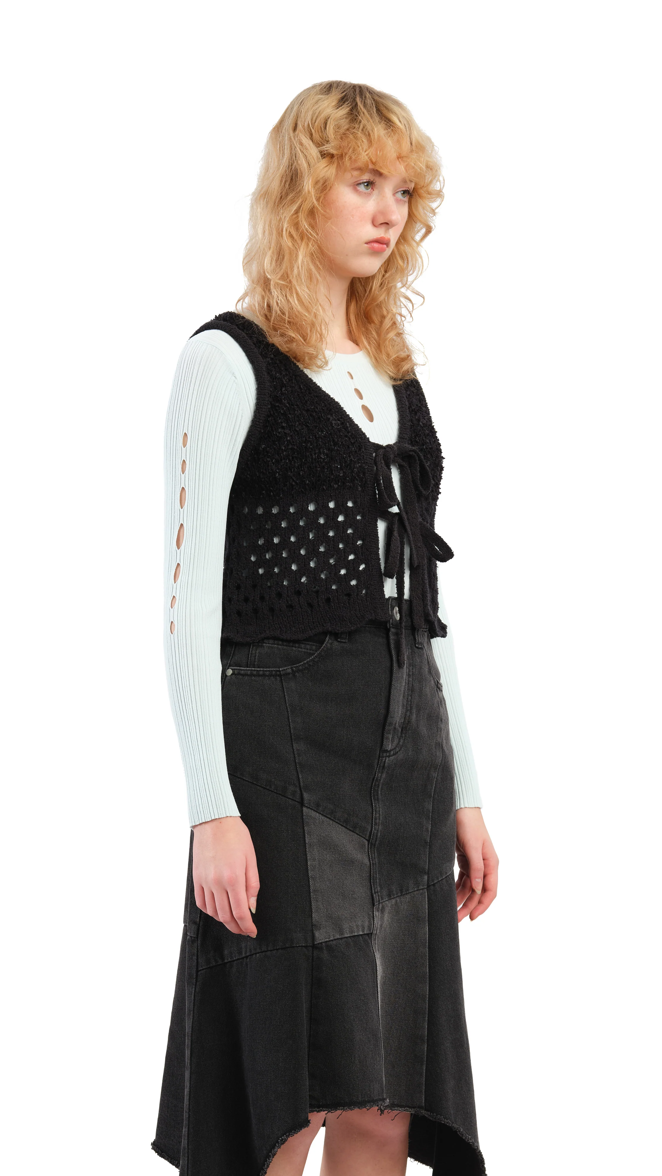 Fancy Knit Vest - Umamrii