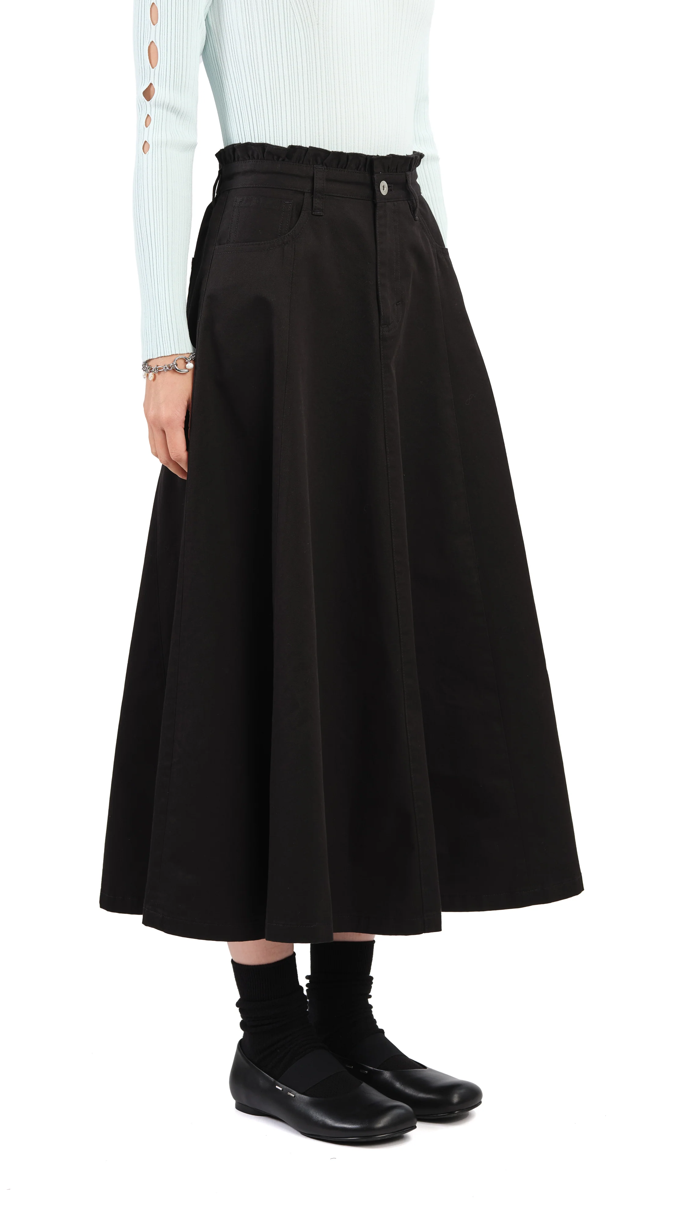 Ruffles Trim Skirt - Umamrii