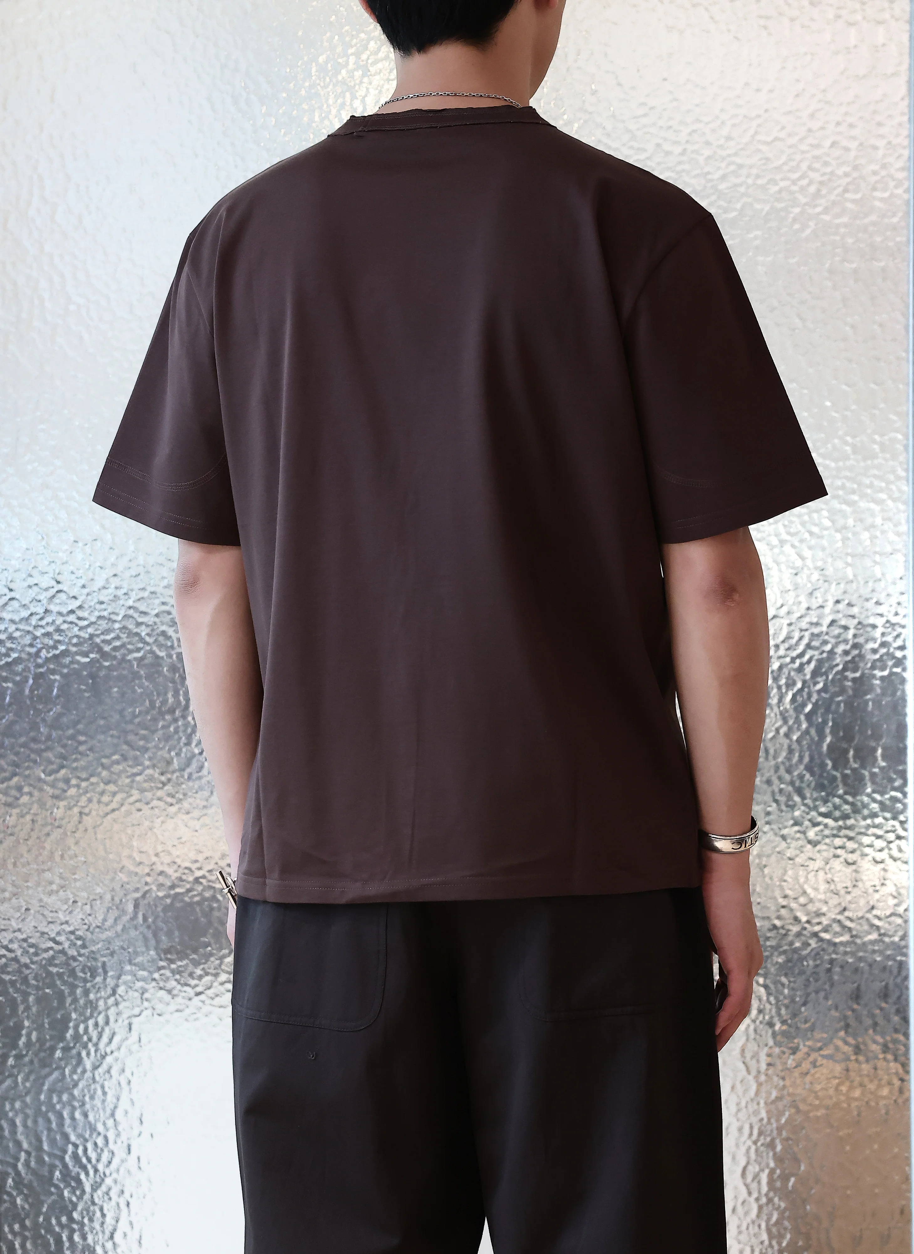 Mercerized Cotton T-shirt - Umamrii