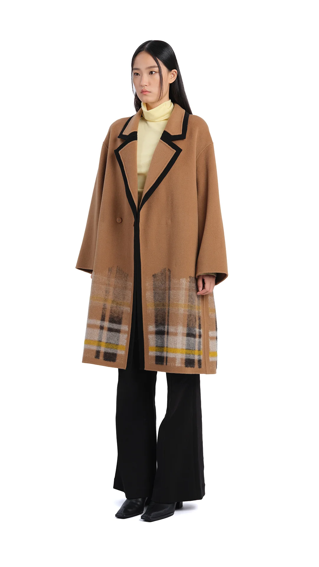 Needle Punch Double Face Coat - Umamrii