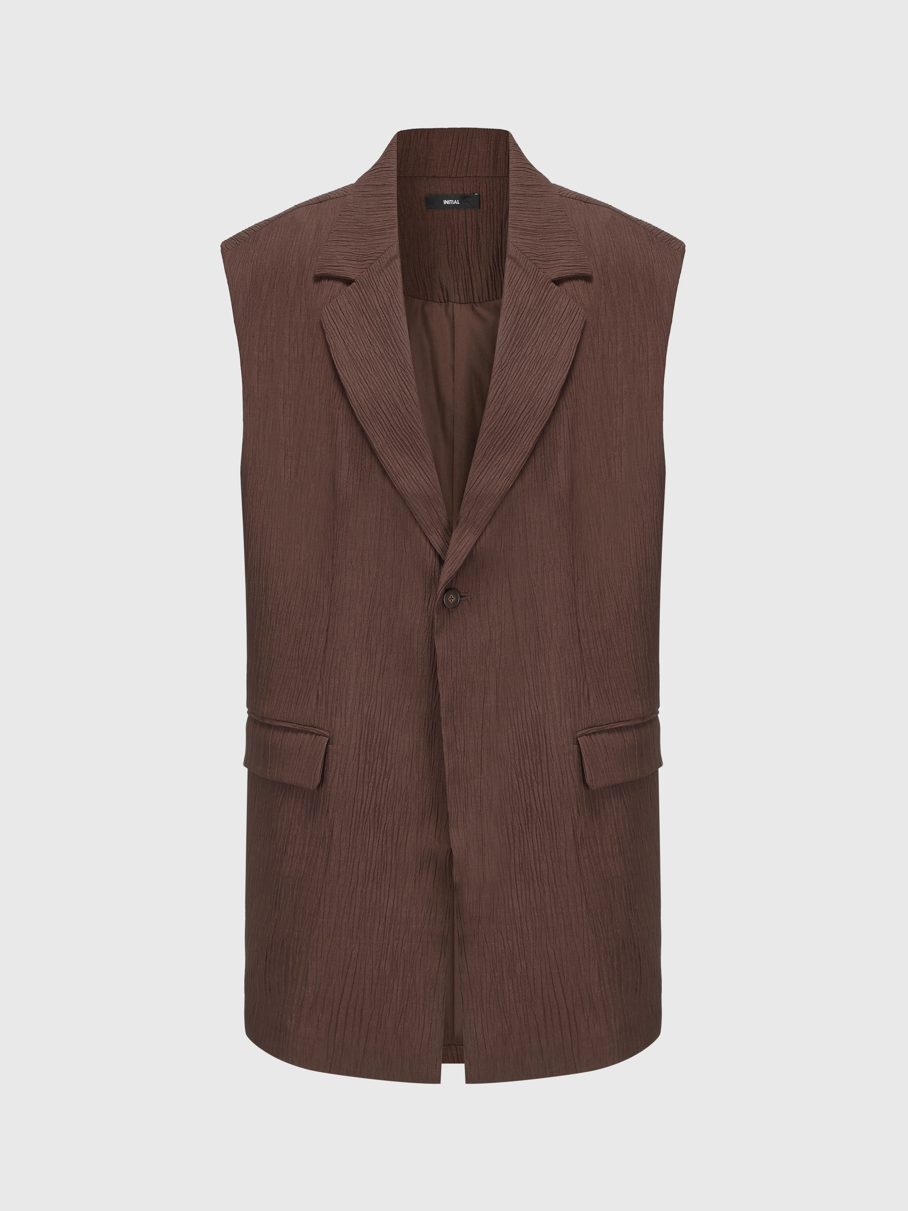 Oversized Jacquard Waistcoat - Umamrii