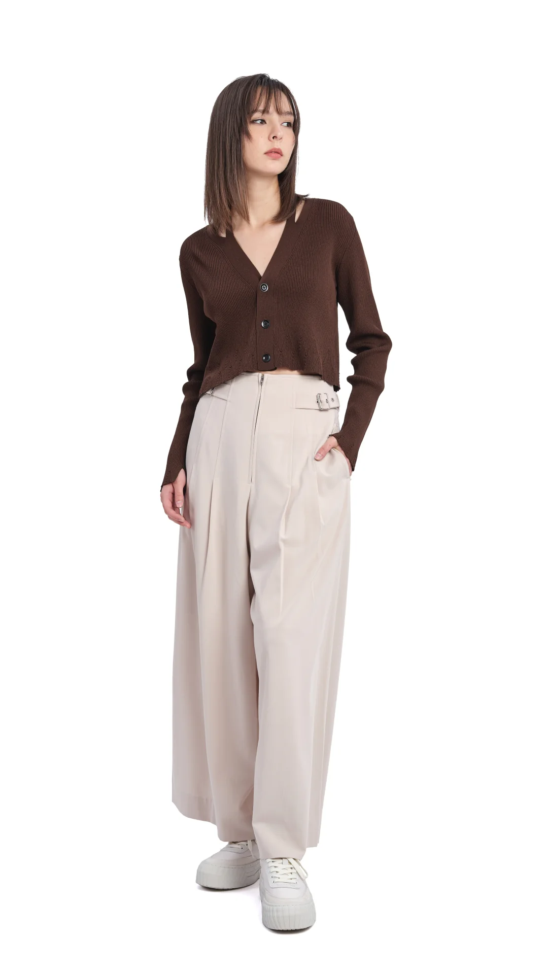 Cutout Cardigan - Umamrii