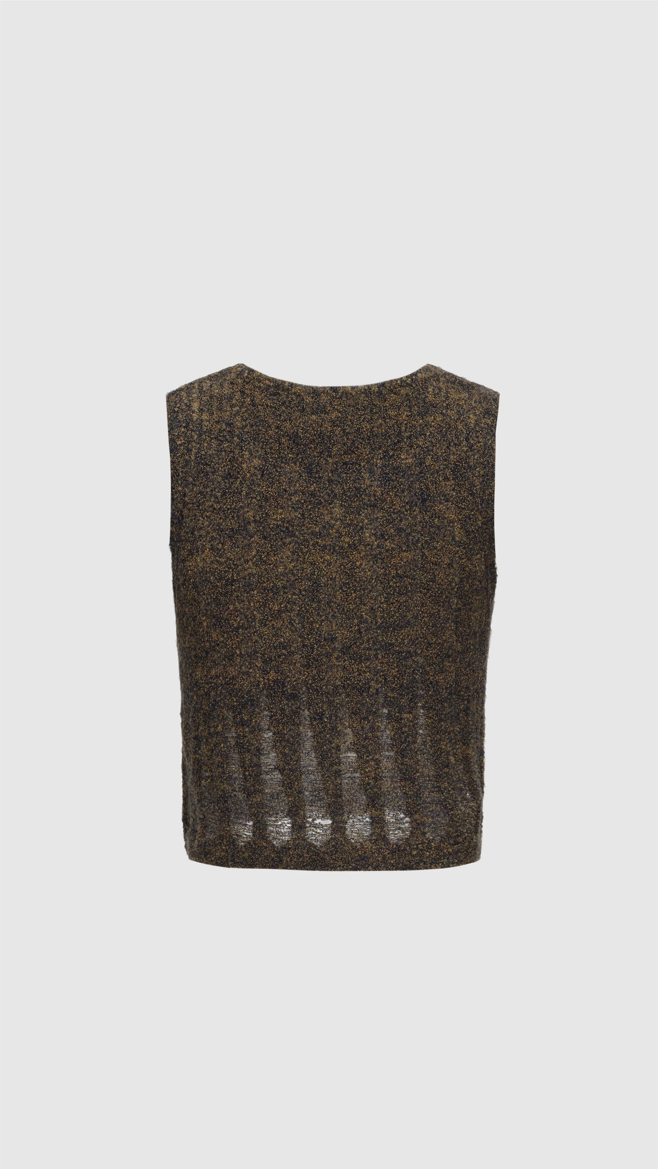 Boucle Cropped Vest - Umamrii