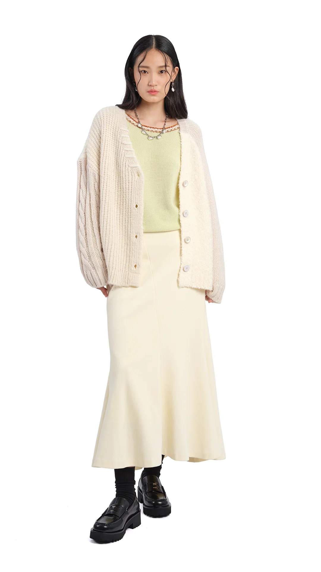 Crochet Trims Pullover - Umamrii