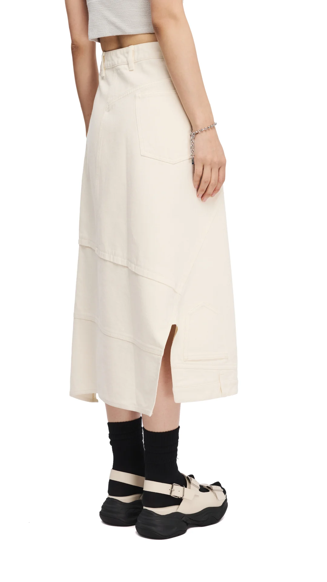 Rebuilt Denim Skirt - Umamrii