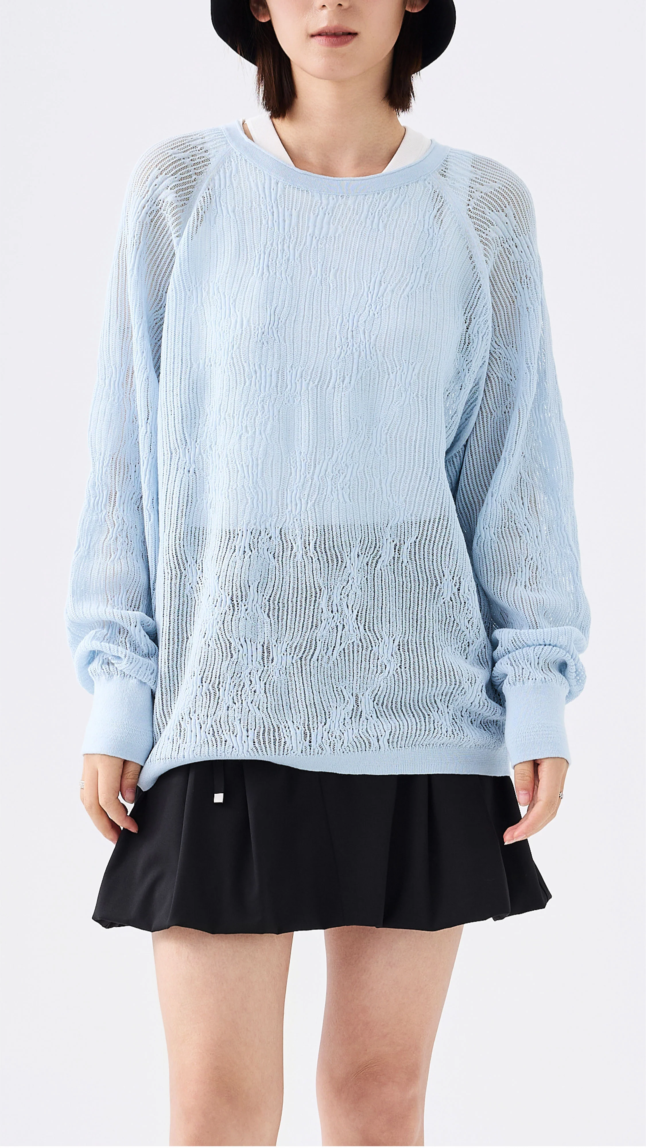Fancy Knit Pullover - Umamrii