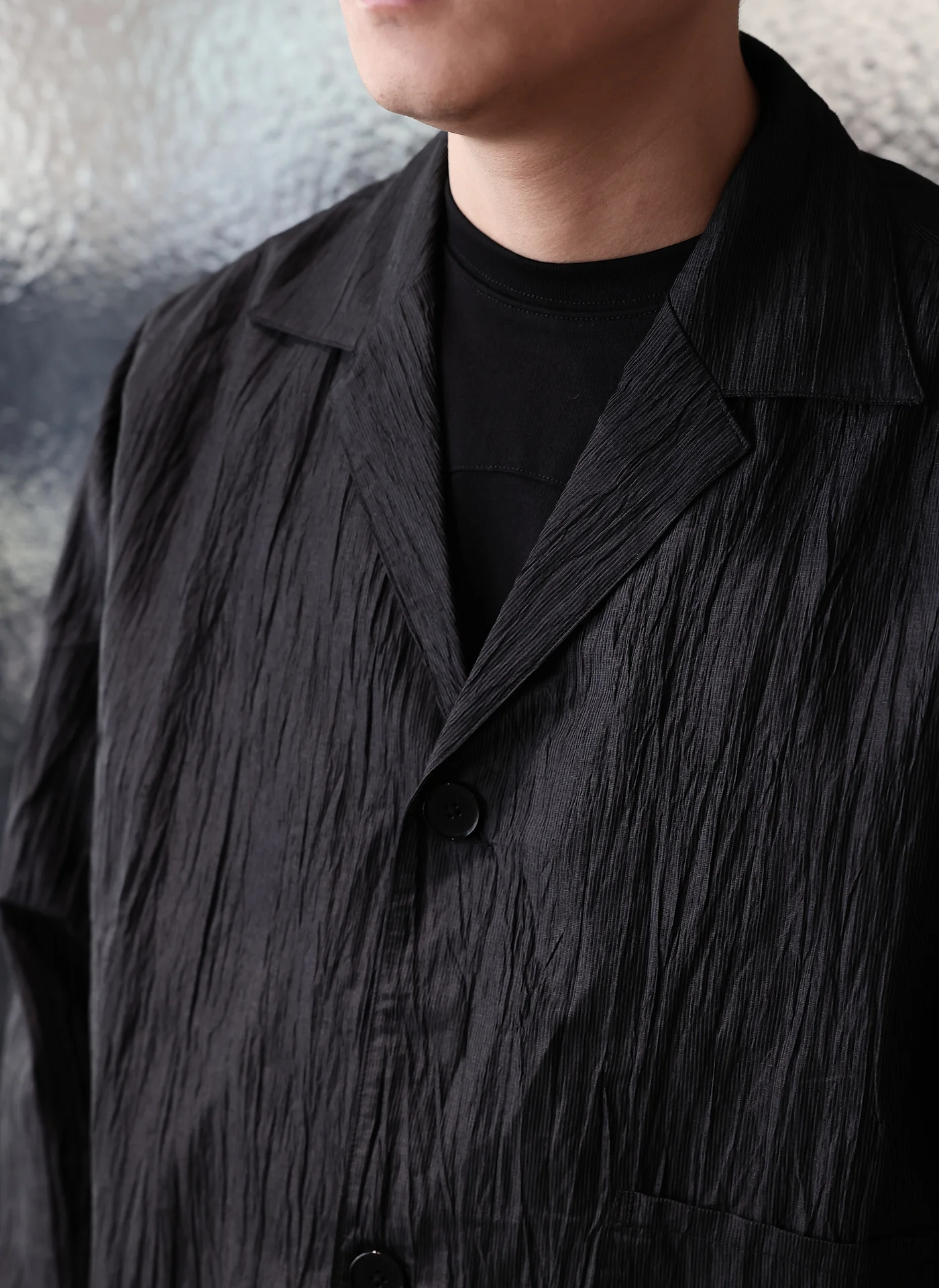 Hybrid Linen Shirt Trucker Jacket - Umamrii