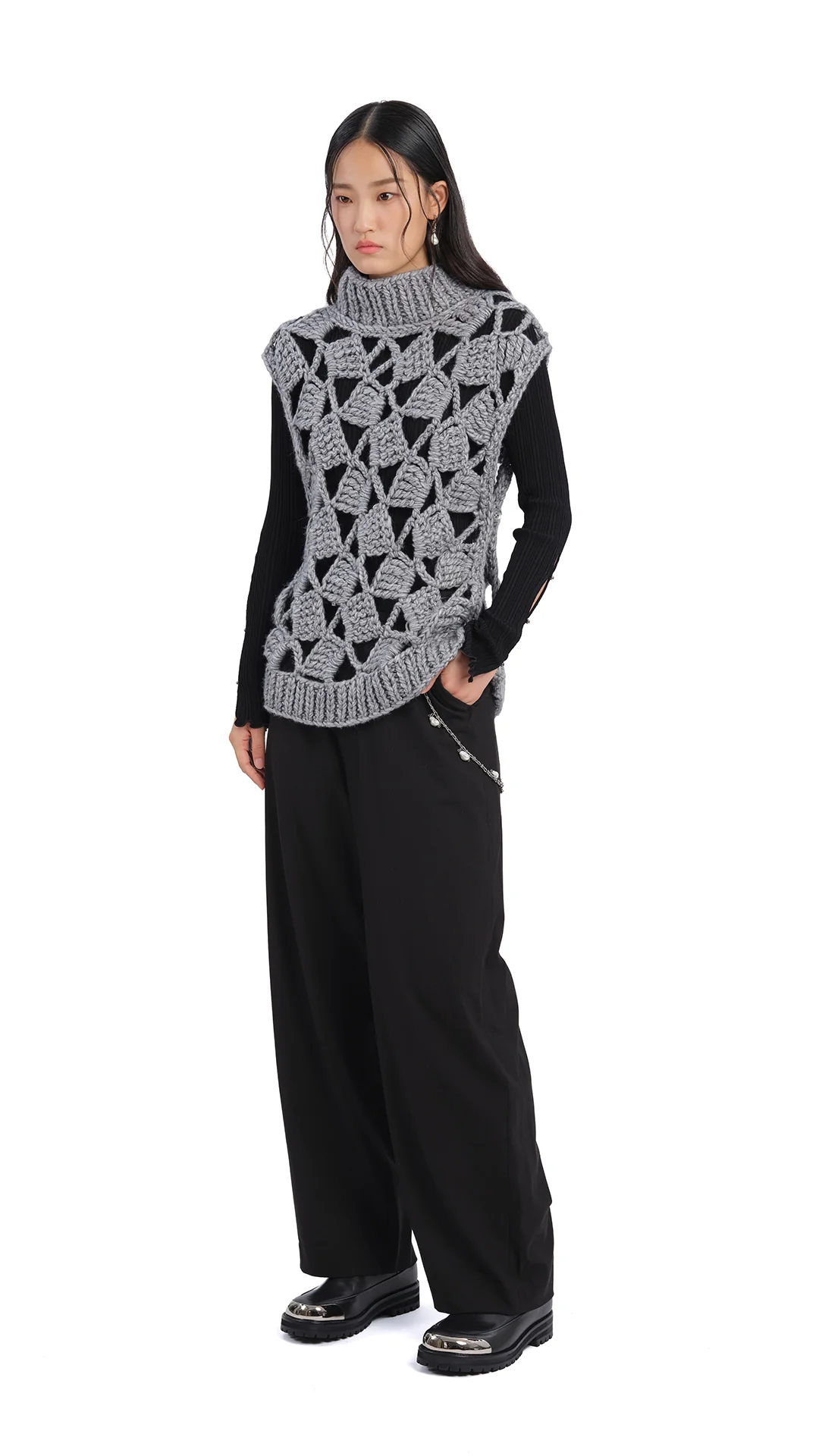 Dyed Stretch Twill Balloon Pants - Umamrii