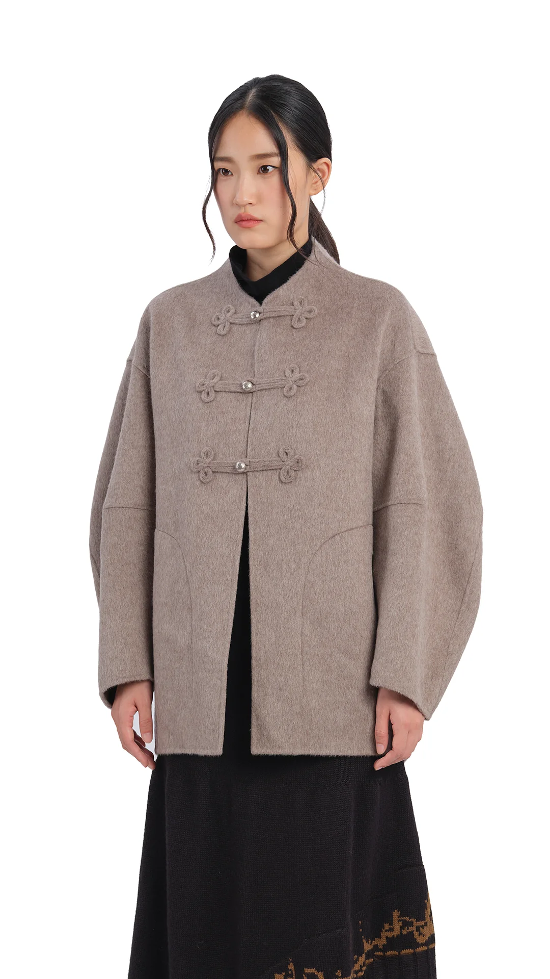 Melange Double Face Jacket - Umamrii