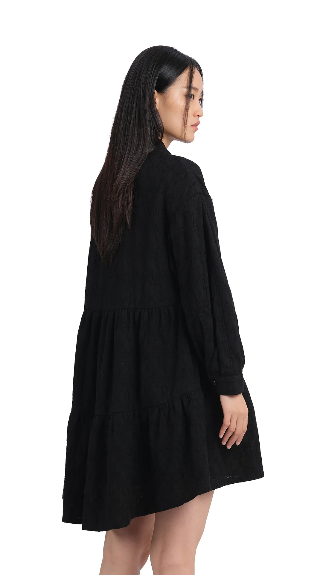 Pleated Sleeves Dress - Umamrii