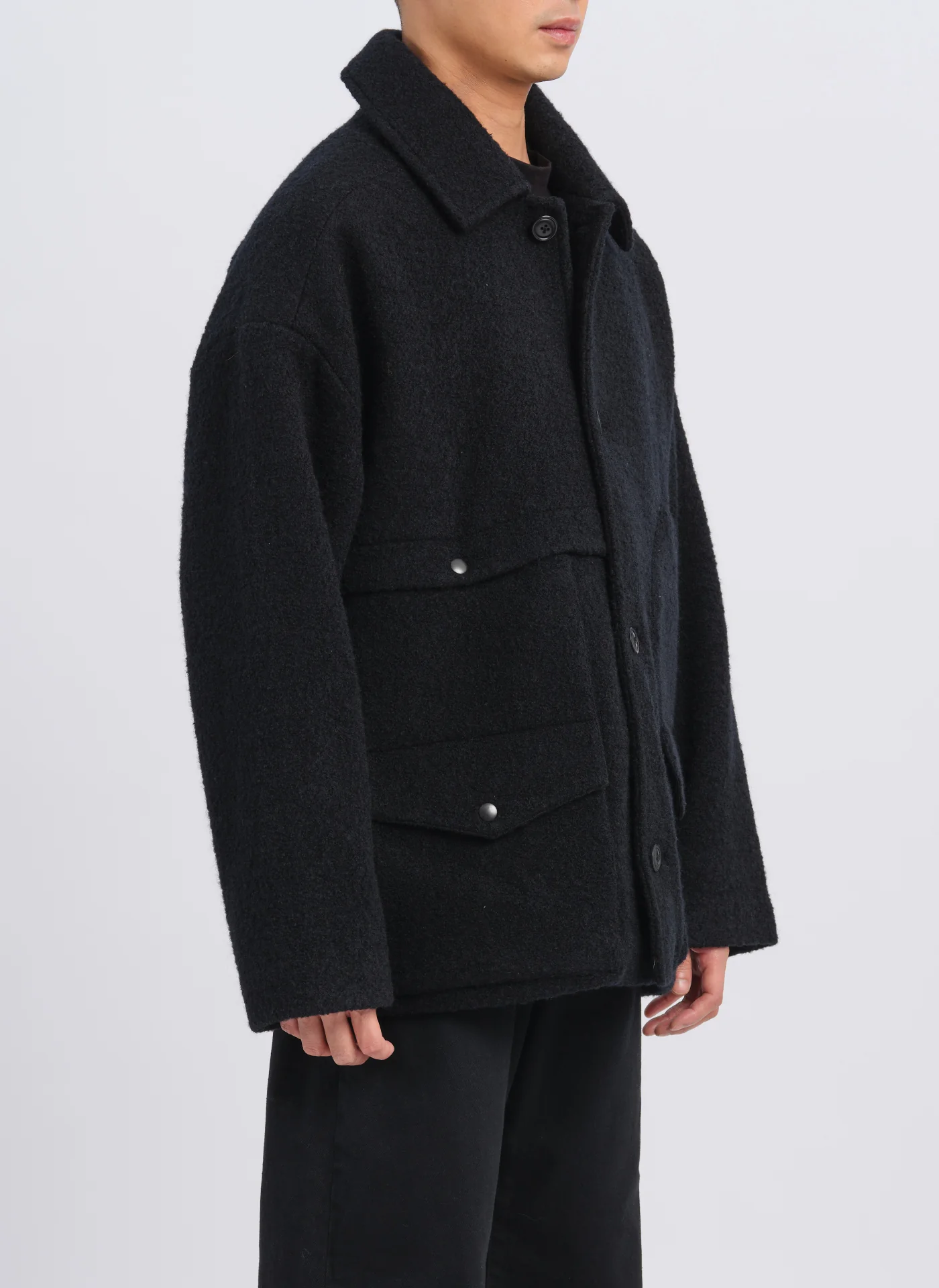 Boiled Wool Cruiser Jacket - Umamrii