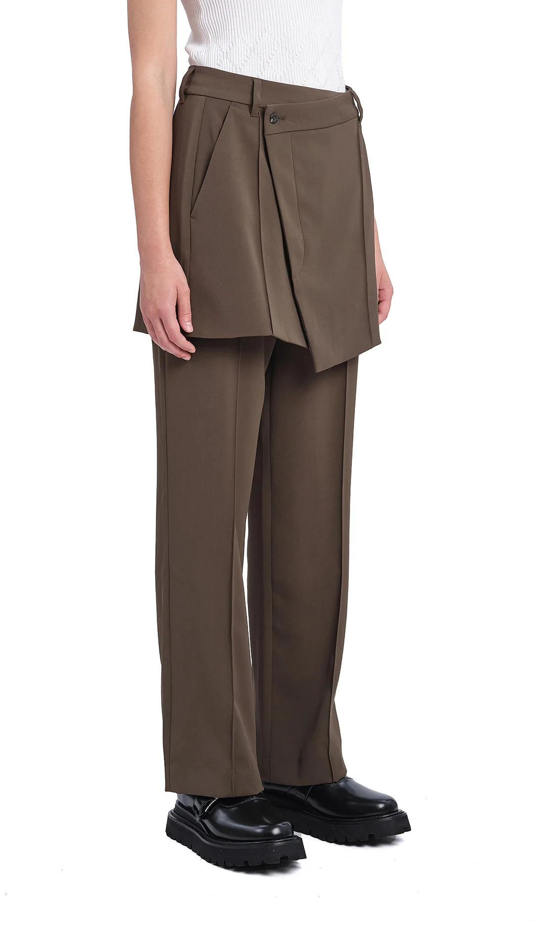 2 in 1 Straight-Fit Pants - Umamrii