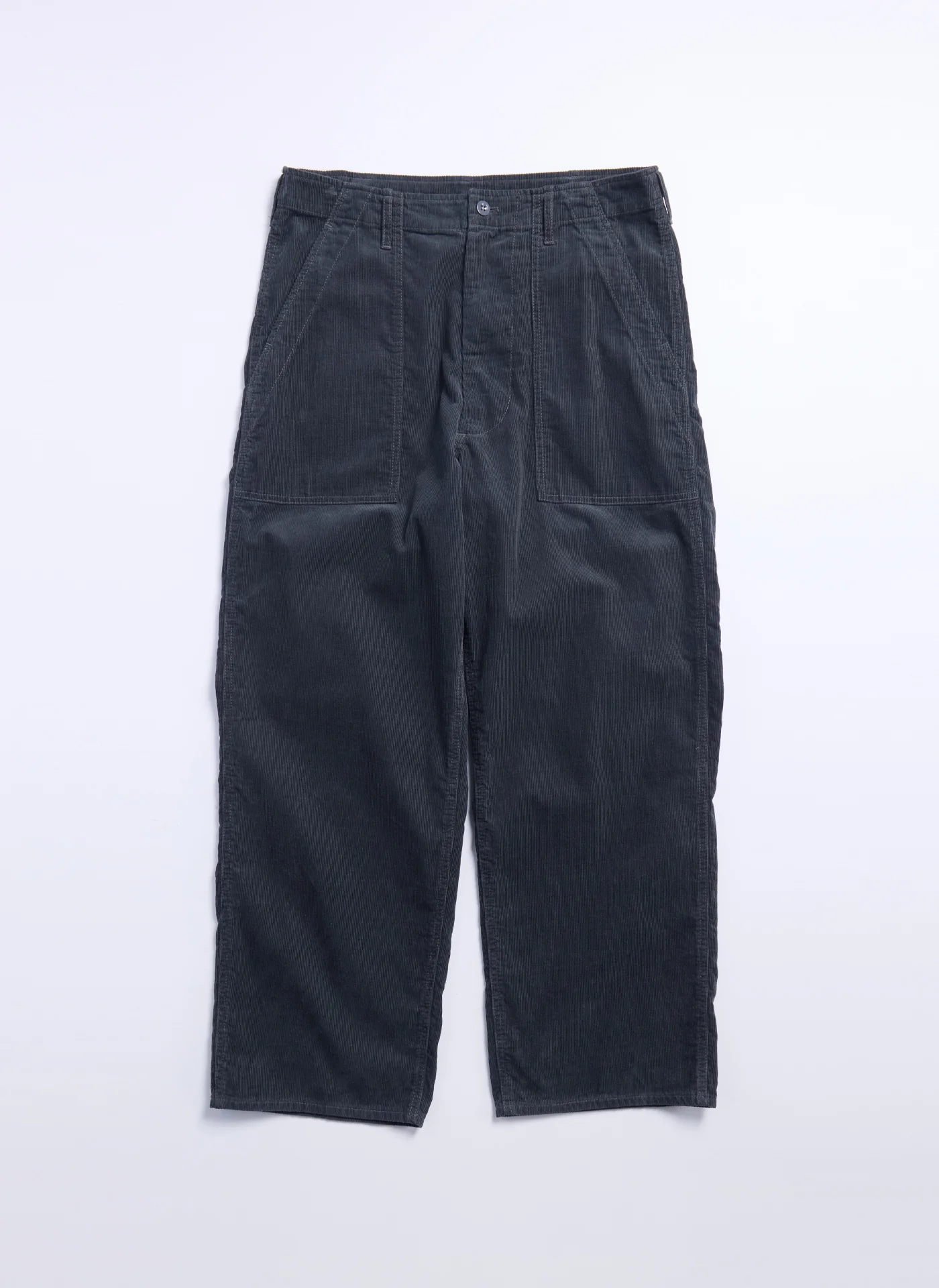 14W Corduroy Wide Tapered Baker Pants - Umamrii