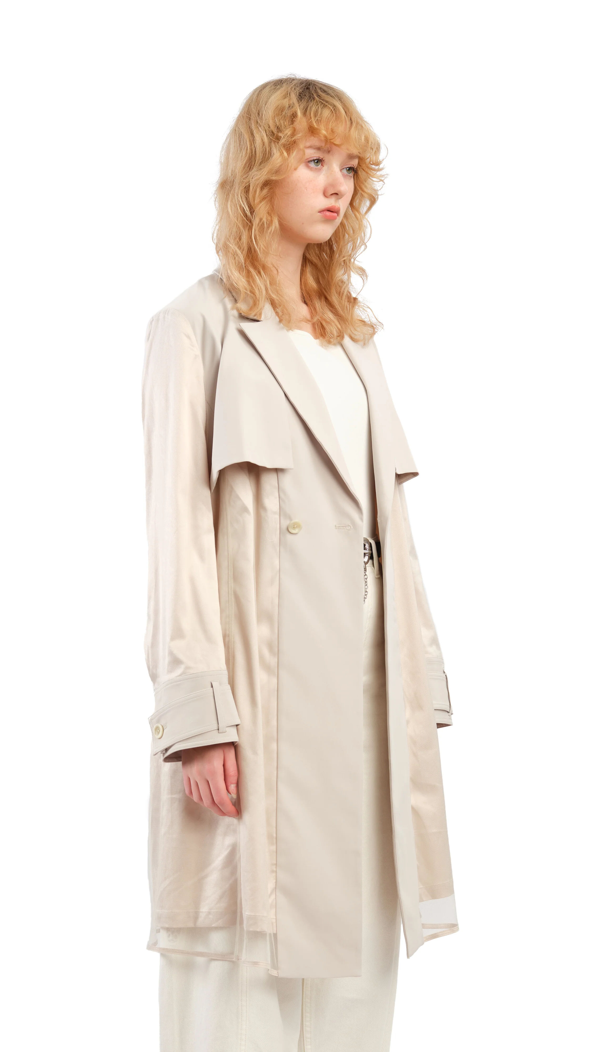 Mesh Trench Coat - Umamrii