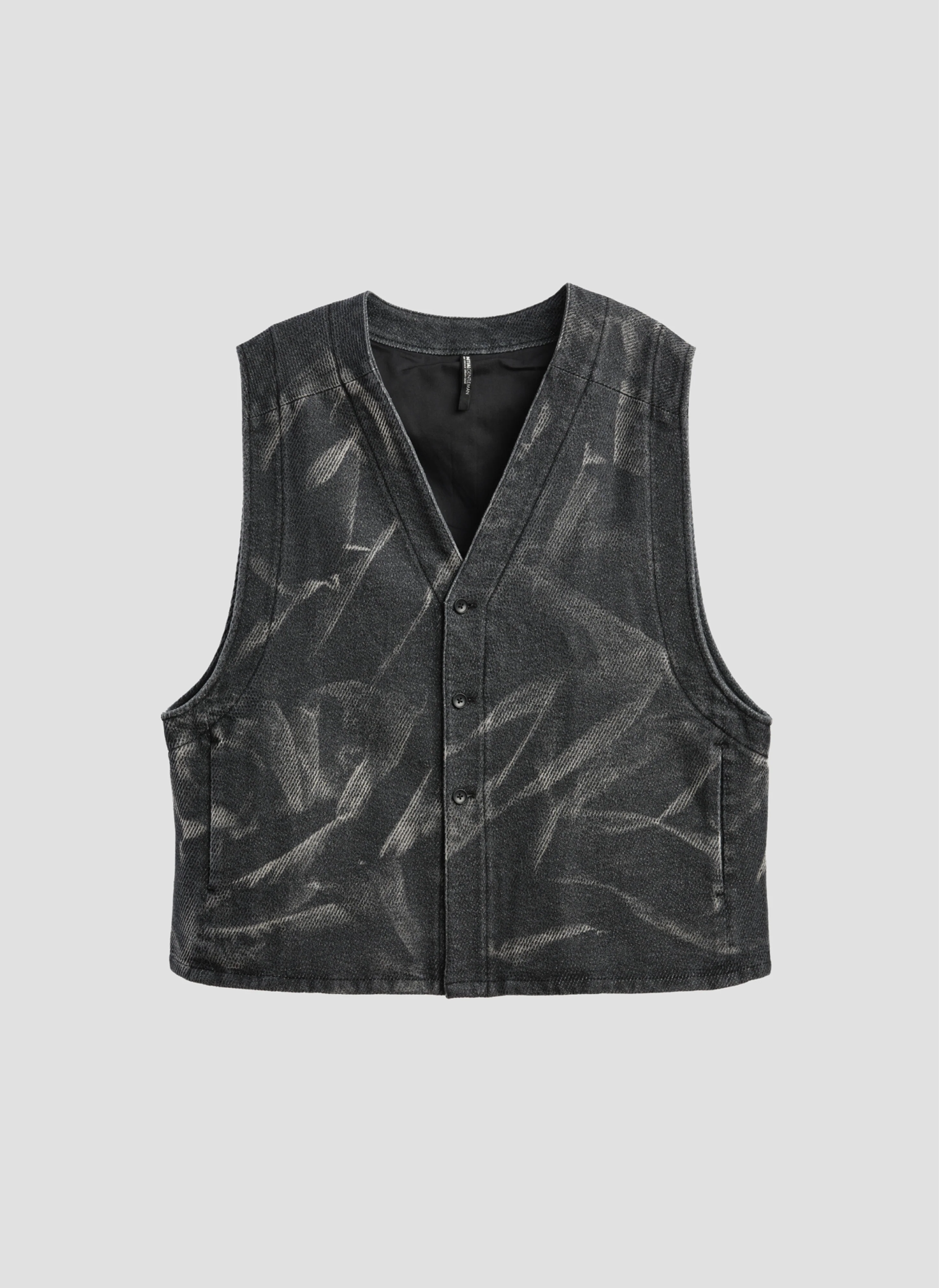 Cotton Polyester Jersey Waistcoat - Umamrii
