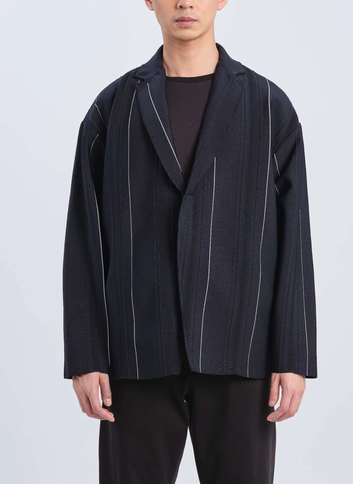 Polyester Elastane Business Knit Soft Blazer - Umamrii