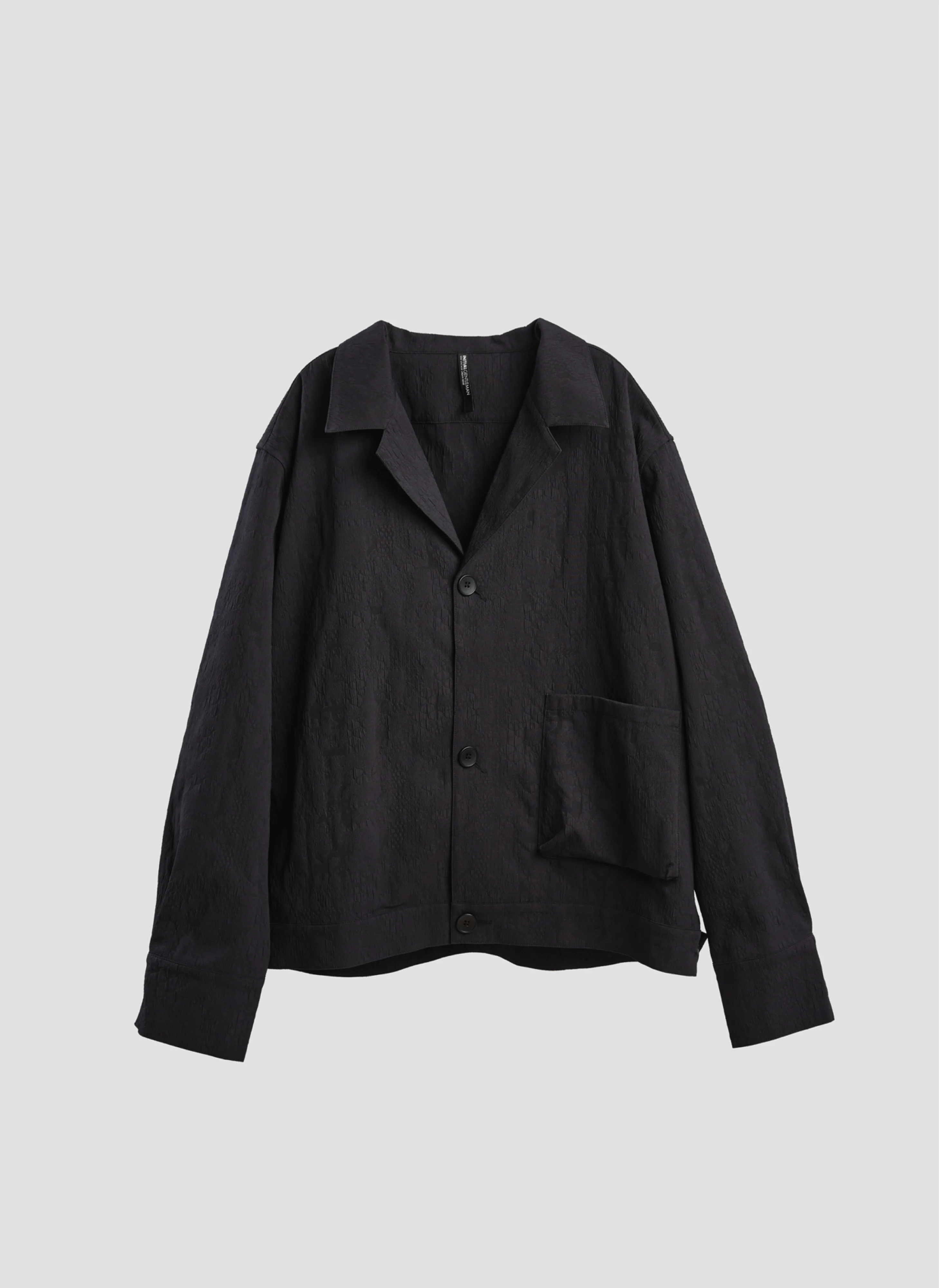 Rayon Polyester Nylon Sapndex Jacquard Soft Shirt Blouson - Umamrii