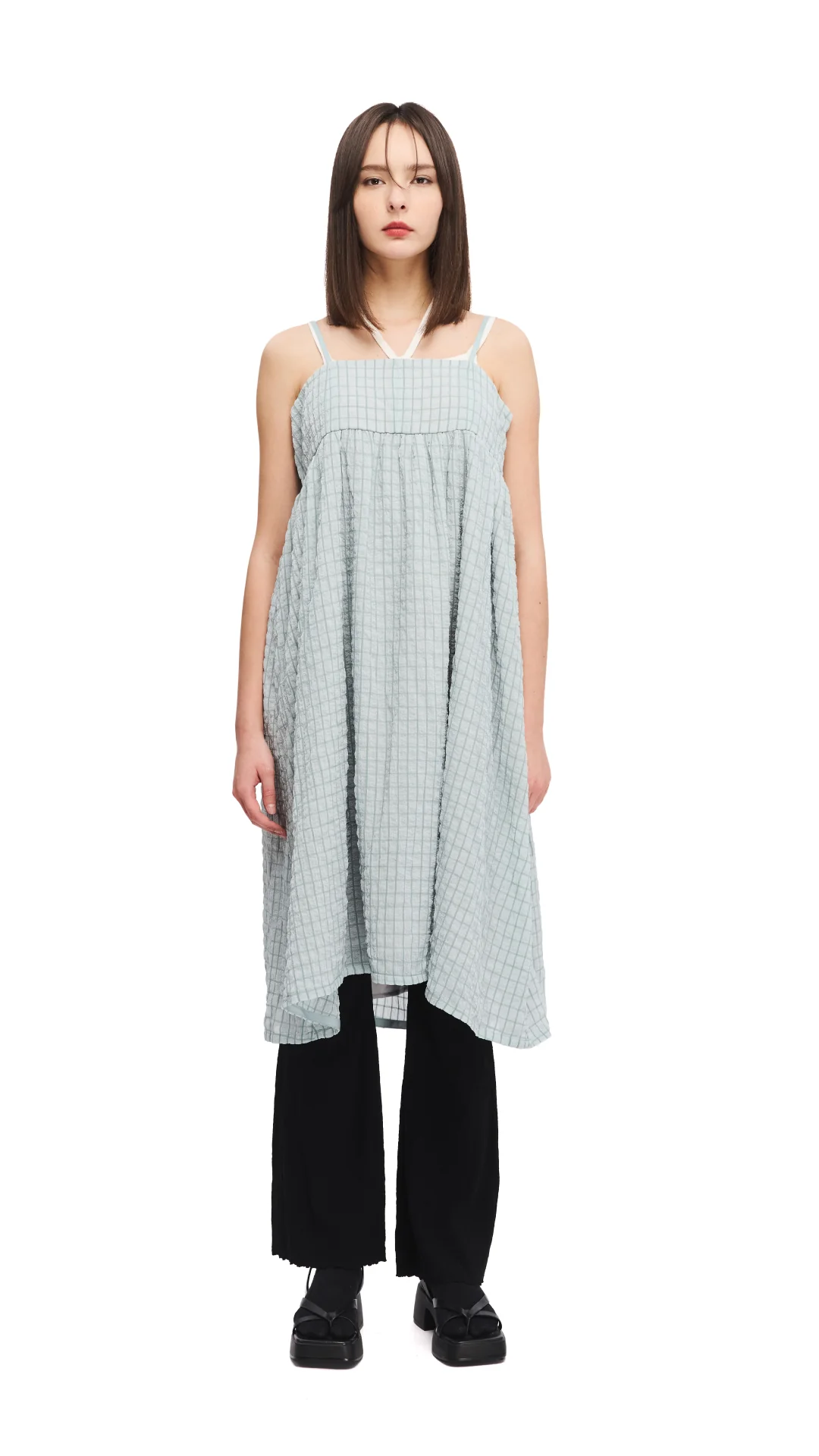 Knitted Boot-cut Pants - Umamrii