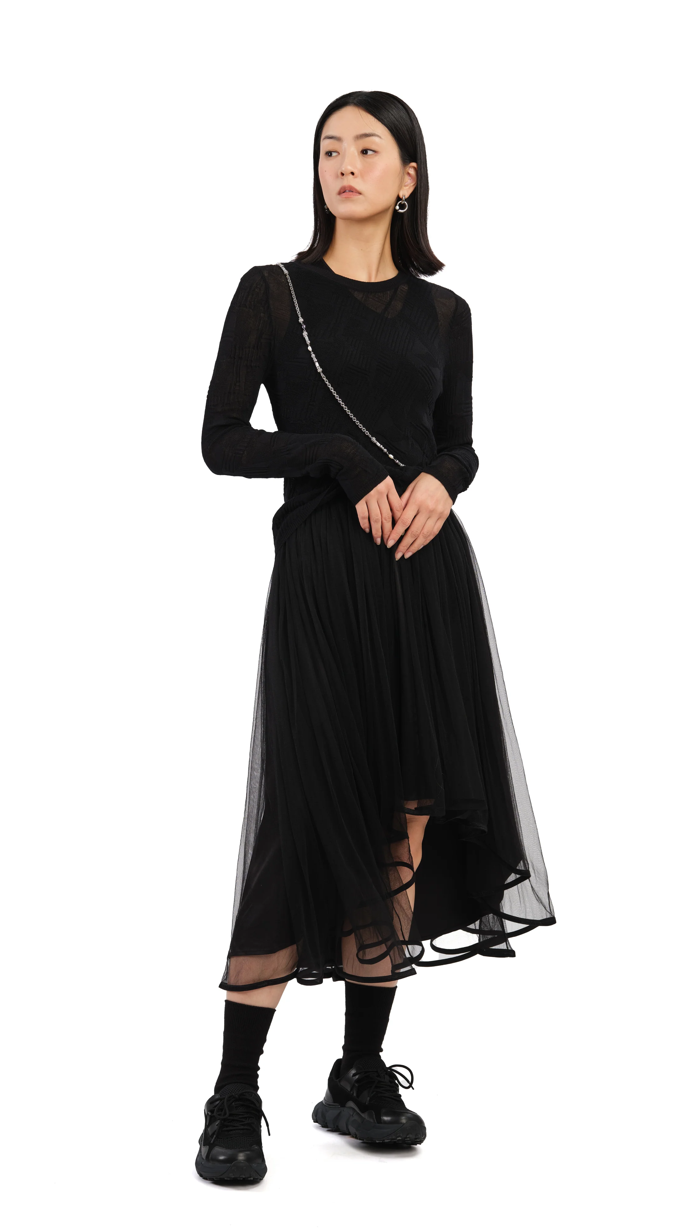 Volume Mesh Skirt - Umamrii