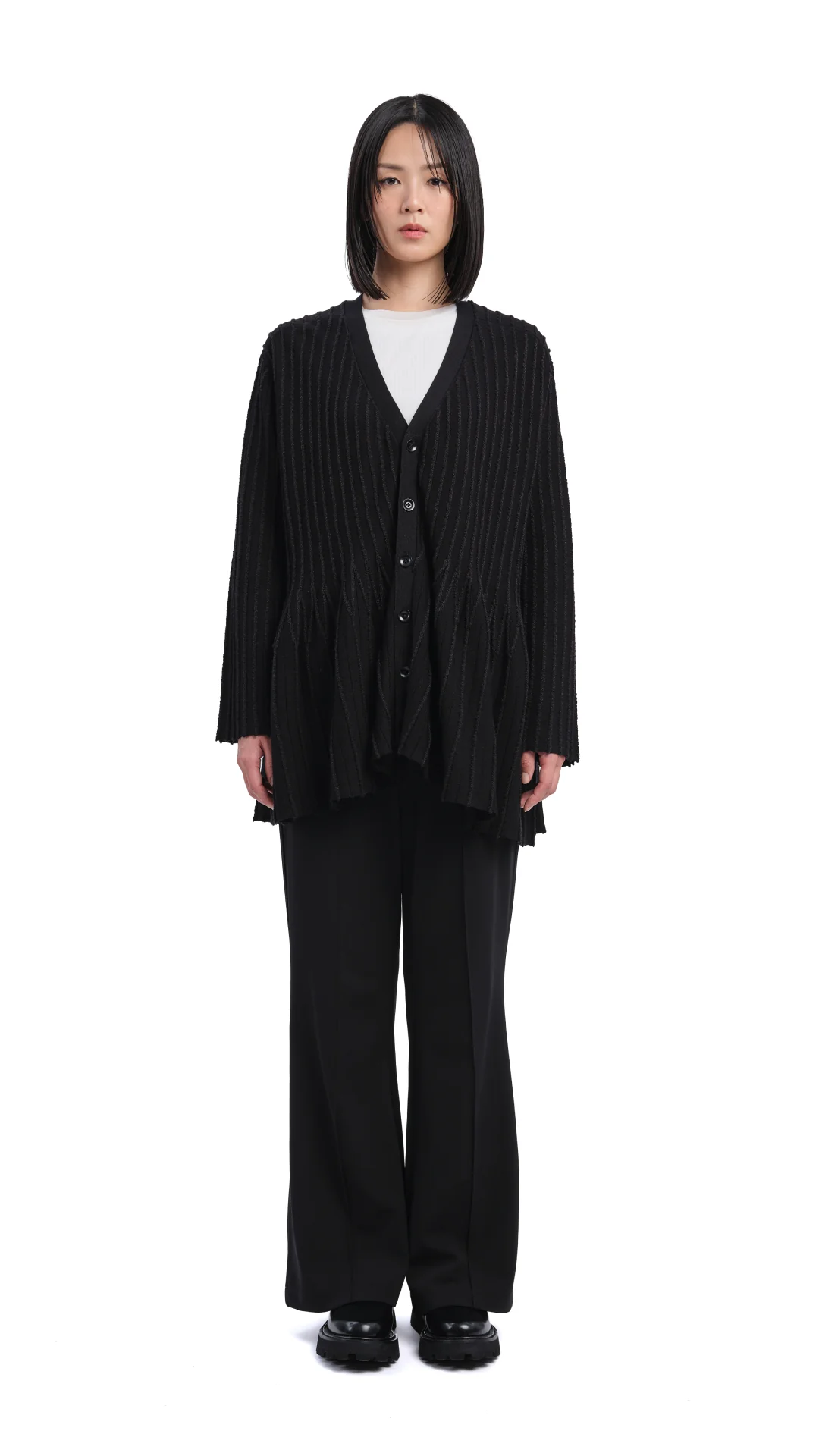 Mock-neck Sheer Top - Umamrii