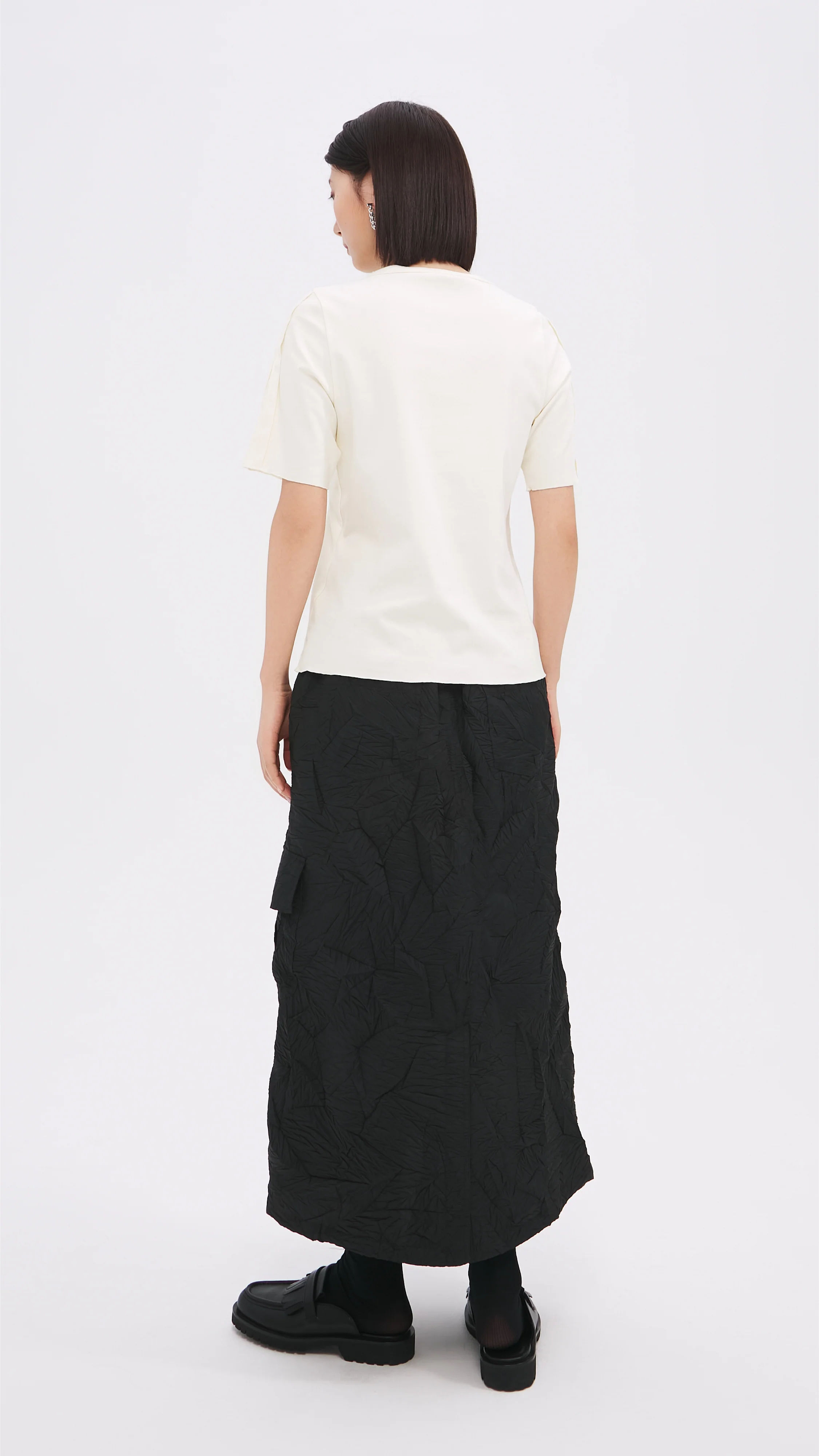 Distort Pleated Military Skirt - Umamrii
