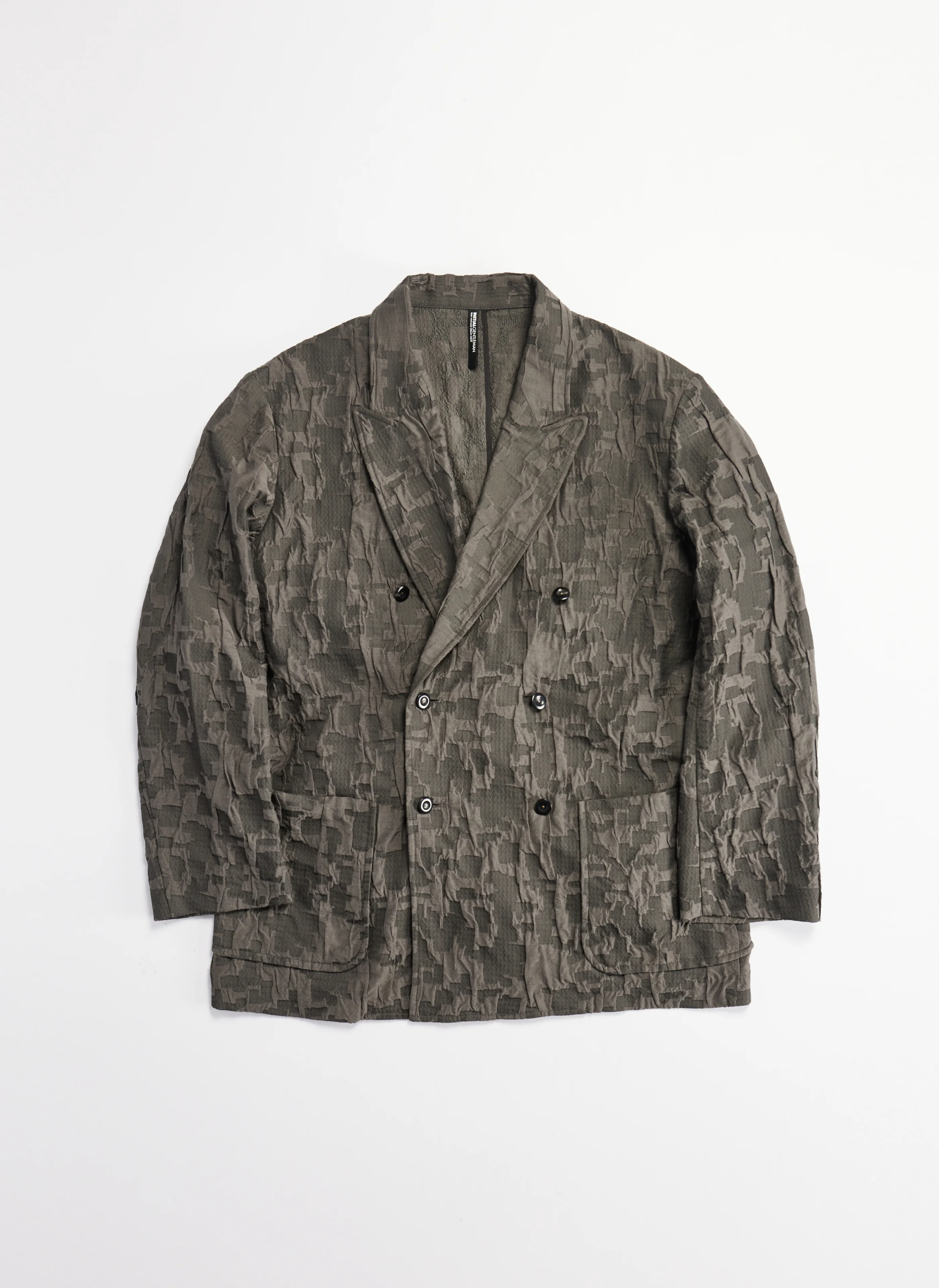 Jacquard Soft Double Breasted Blazer - Umamrii