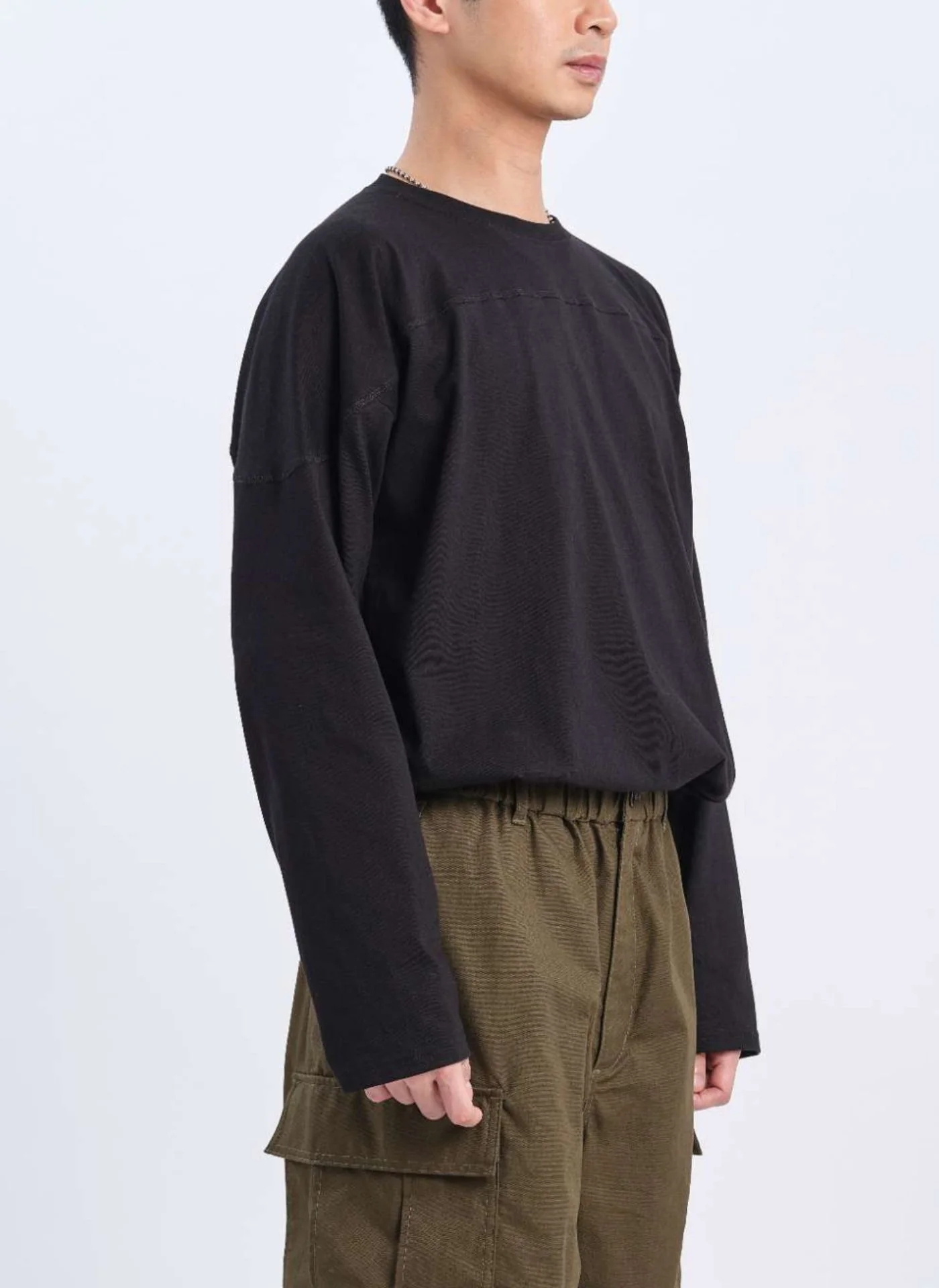 220G Cotton Jersey Long Sleeve Football Top - Umamrii