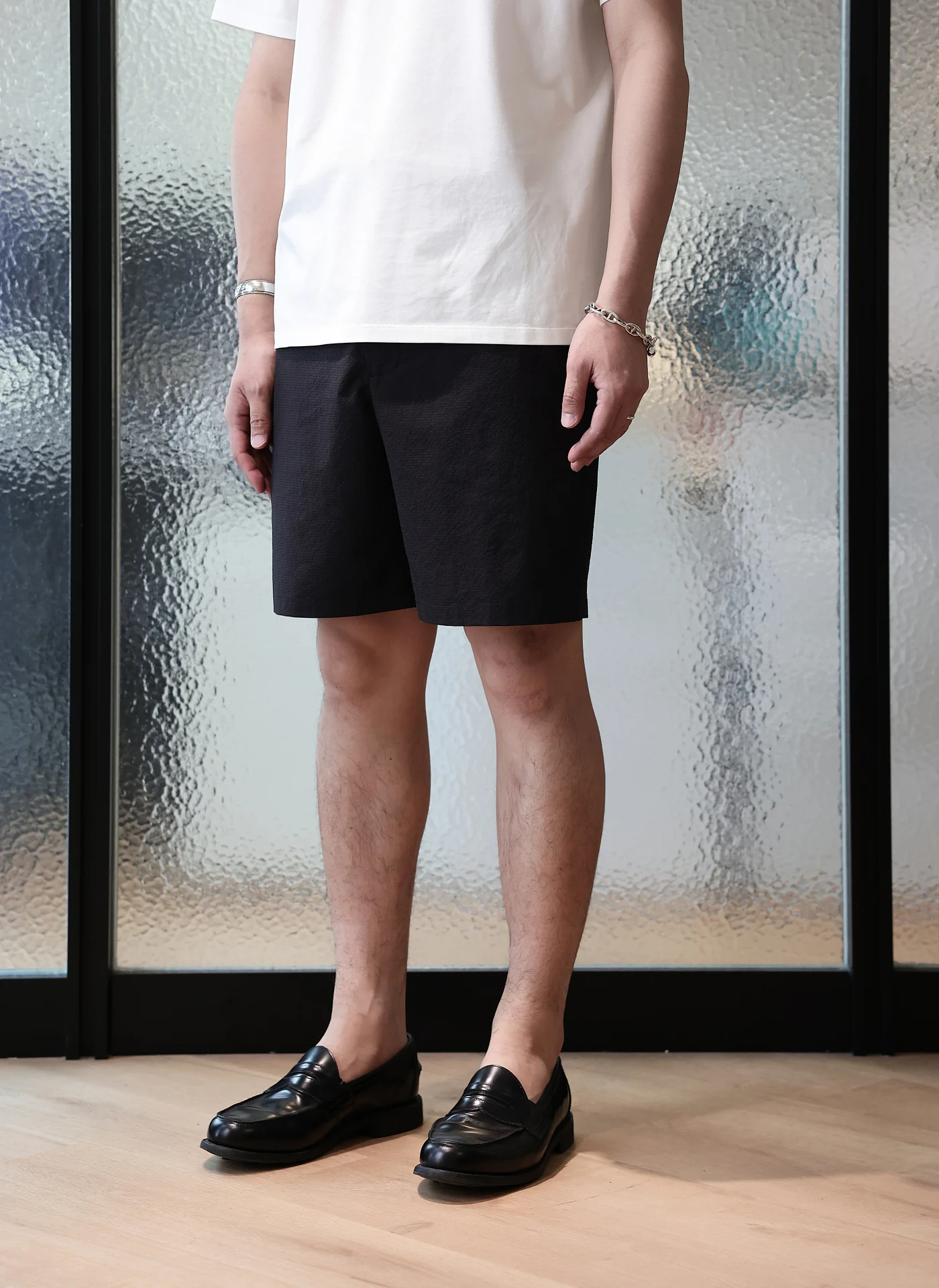 Seersuker Solotex Shorts - Umamrii