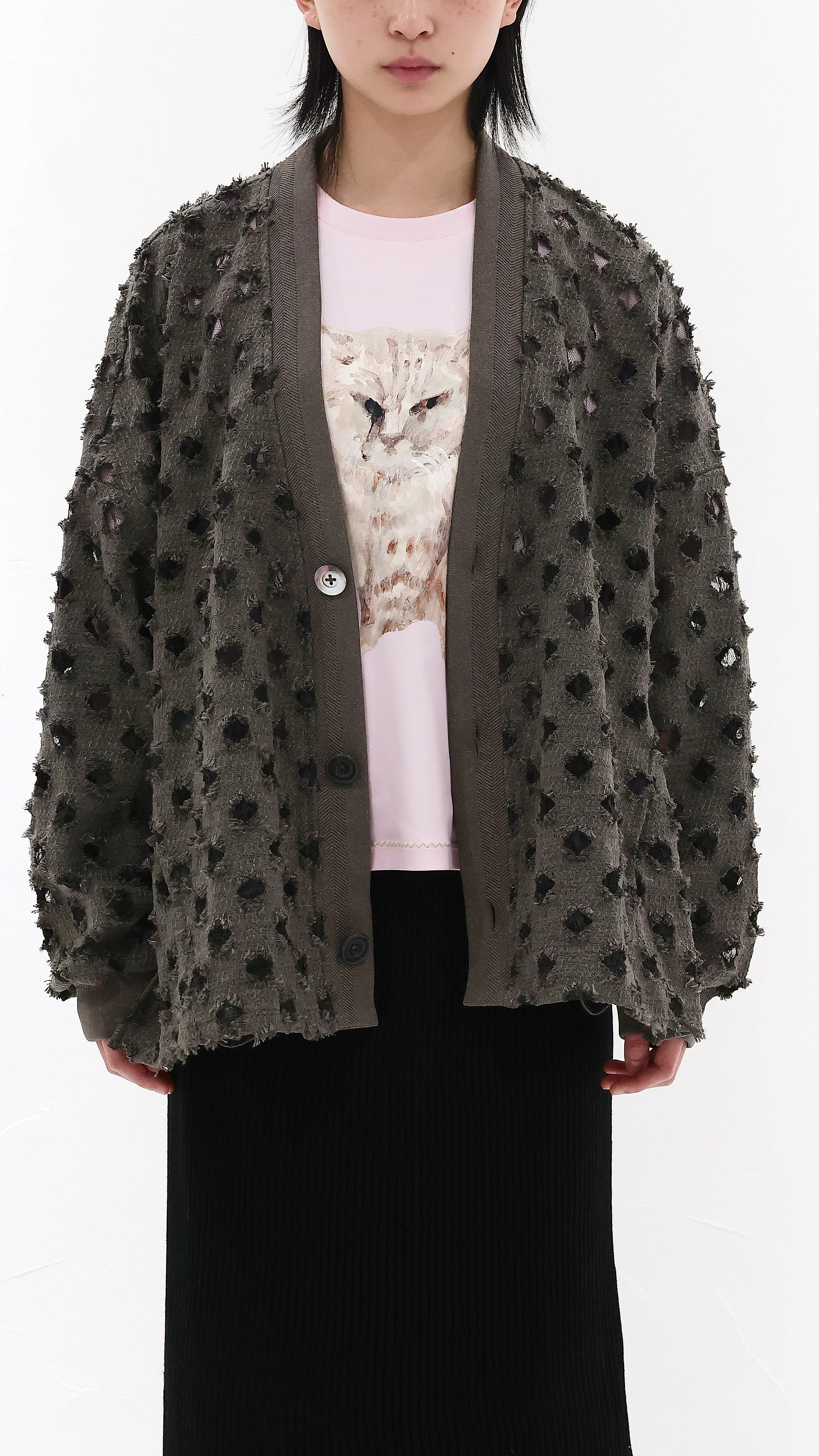 Fancy Jersey Cardigan - Umamrii