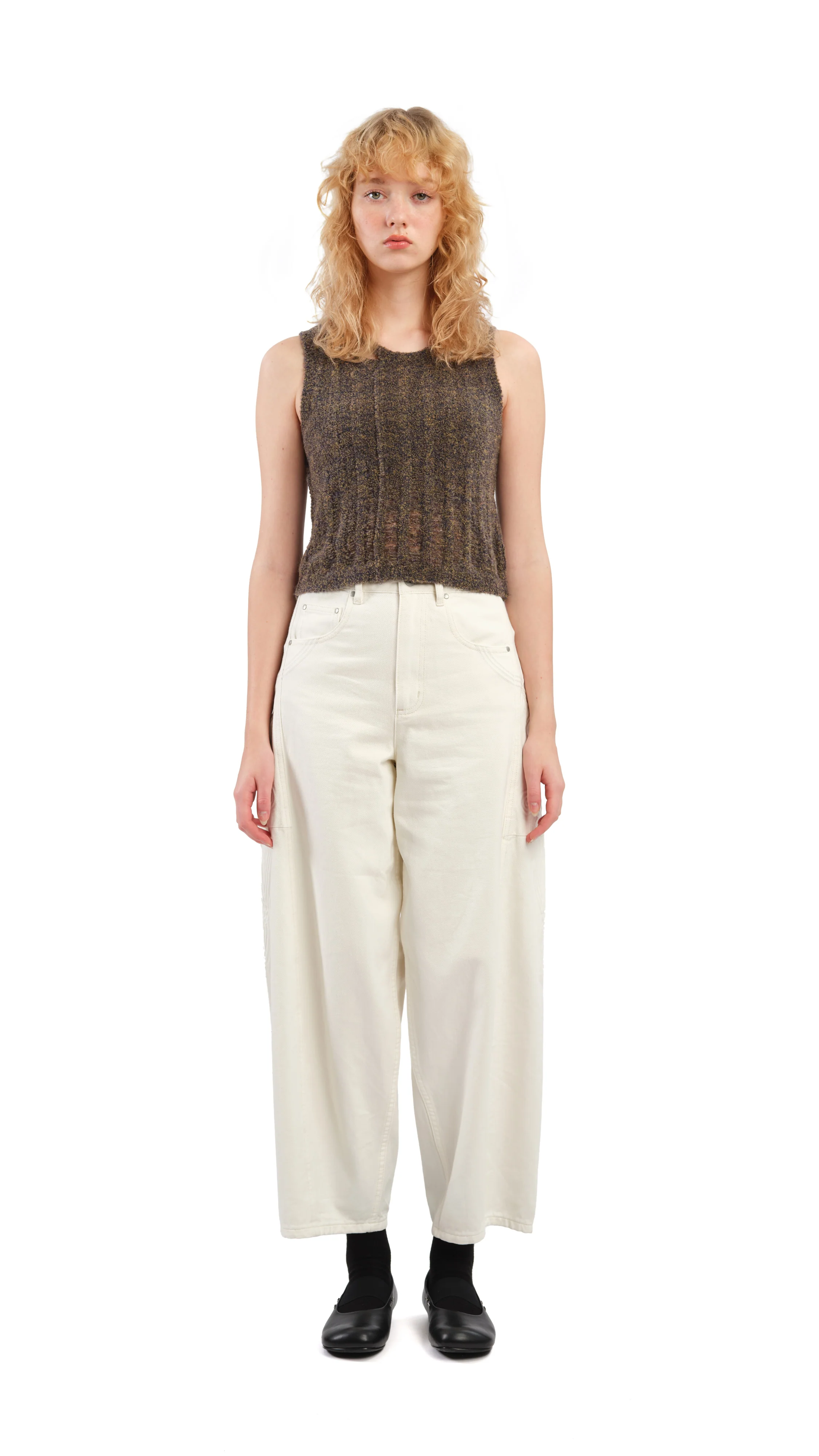 Boucle Cropped Vest - Umamrii