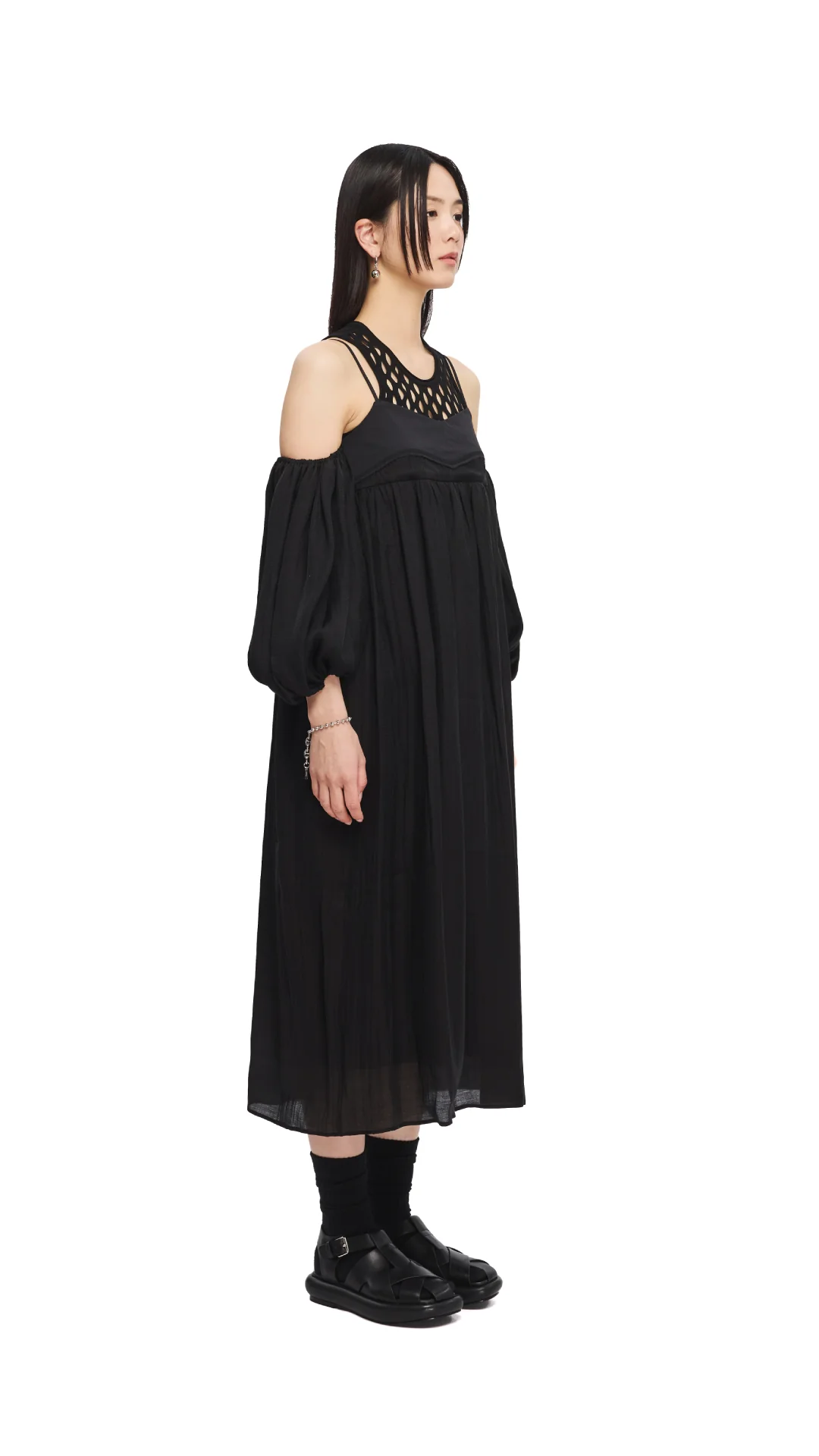 Cold Shoulder Dress - Umamrii