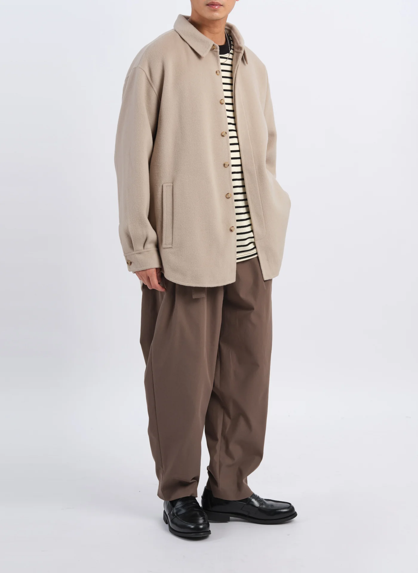 W.R Wool Cashmere Shirt Jacket - Umamrii