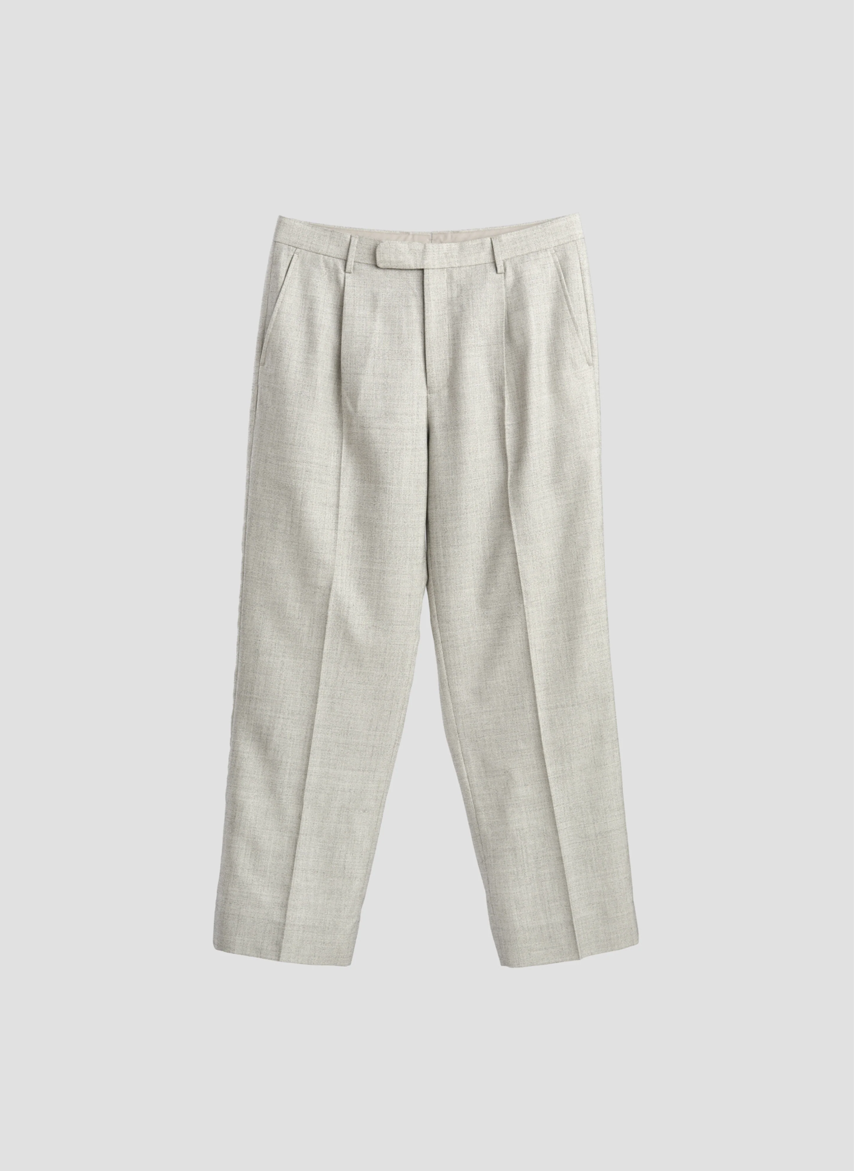 Marzotto Organic Wool Pleated Suit Pants - Umamrii