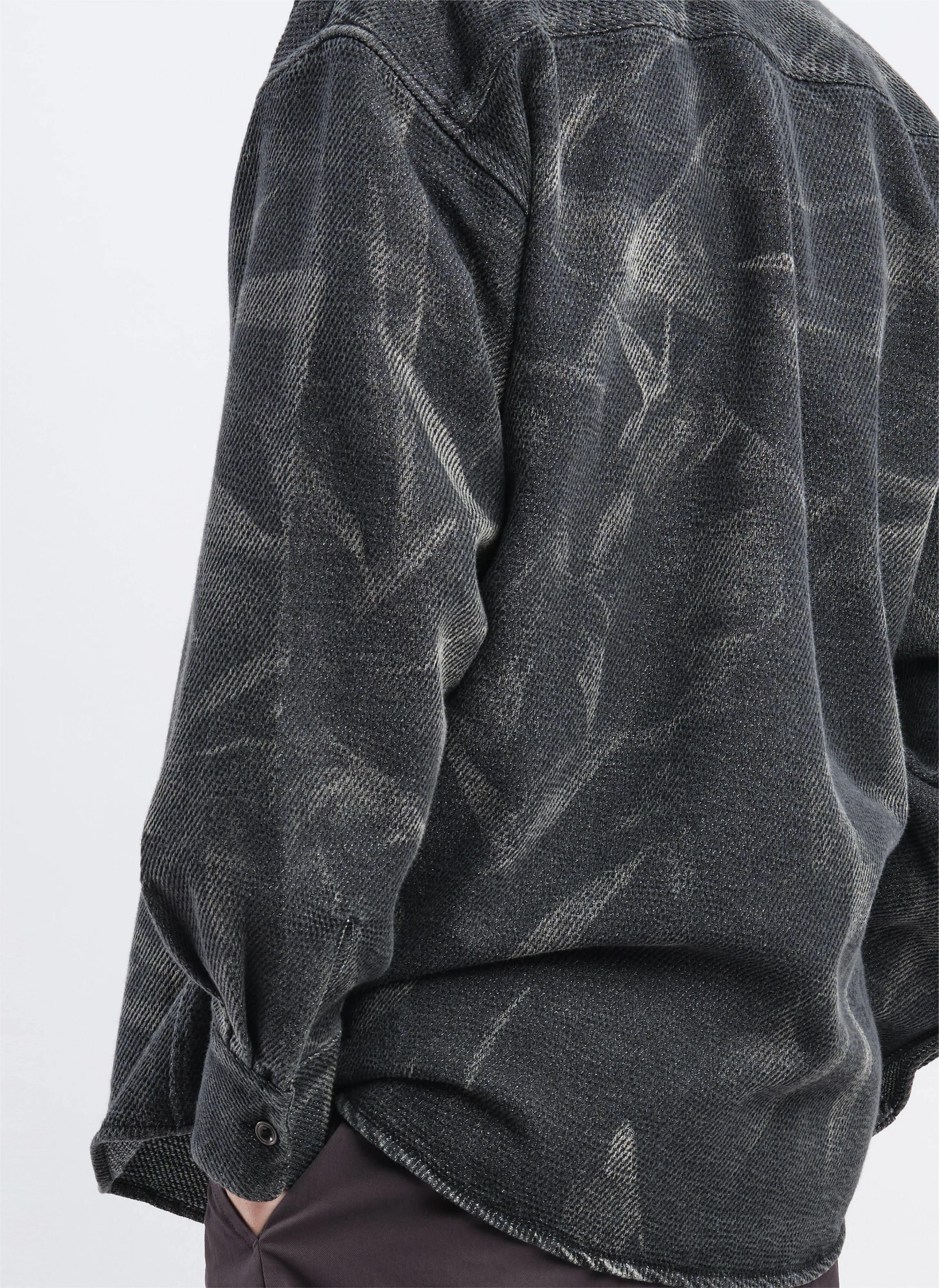 Cotton Polyester Jersey Shirt Jacket - Umamrii