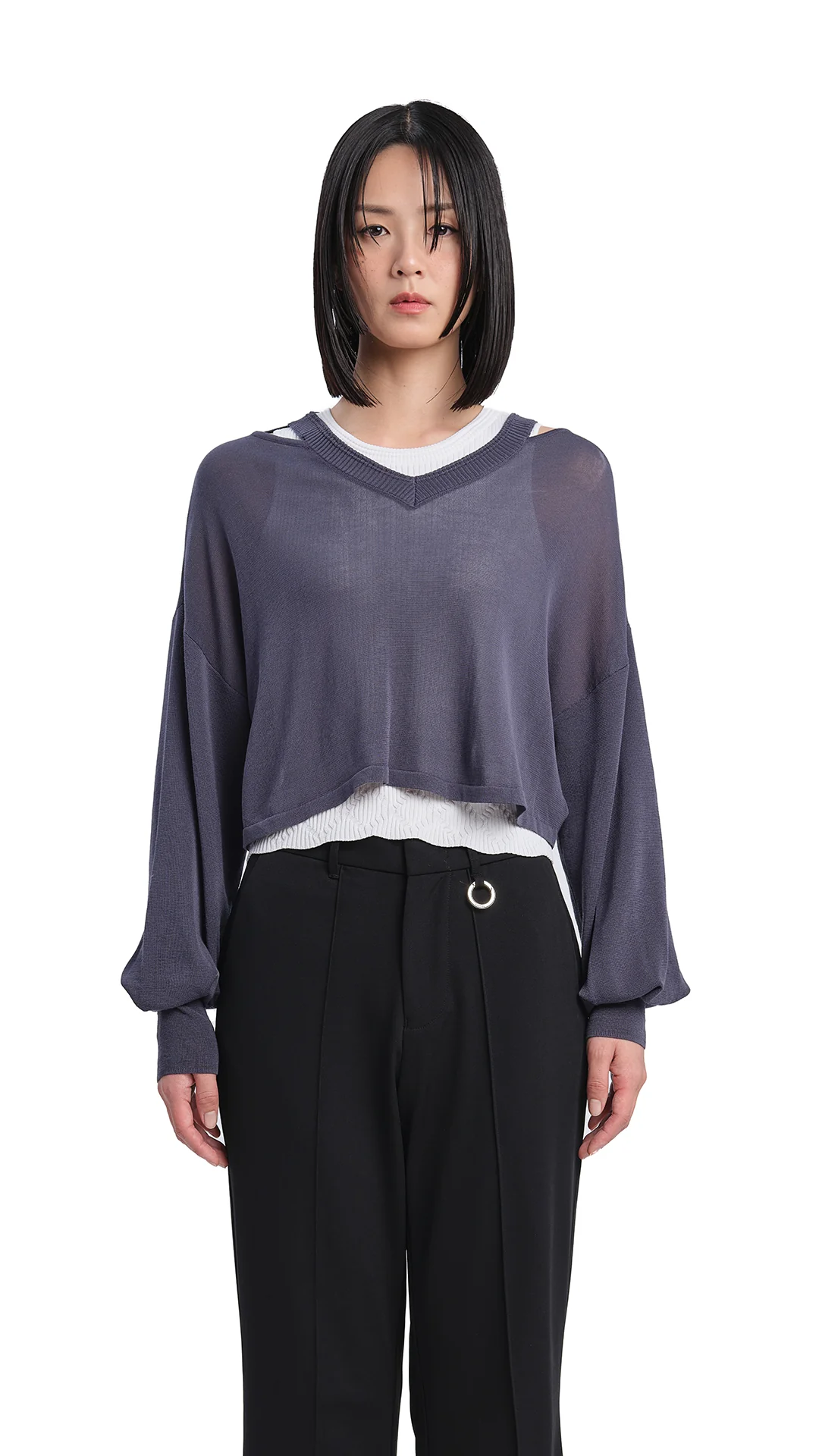 Cropped Sweater - Umamrii