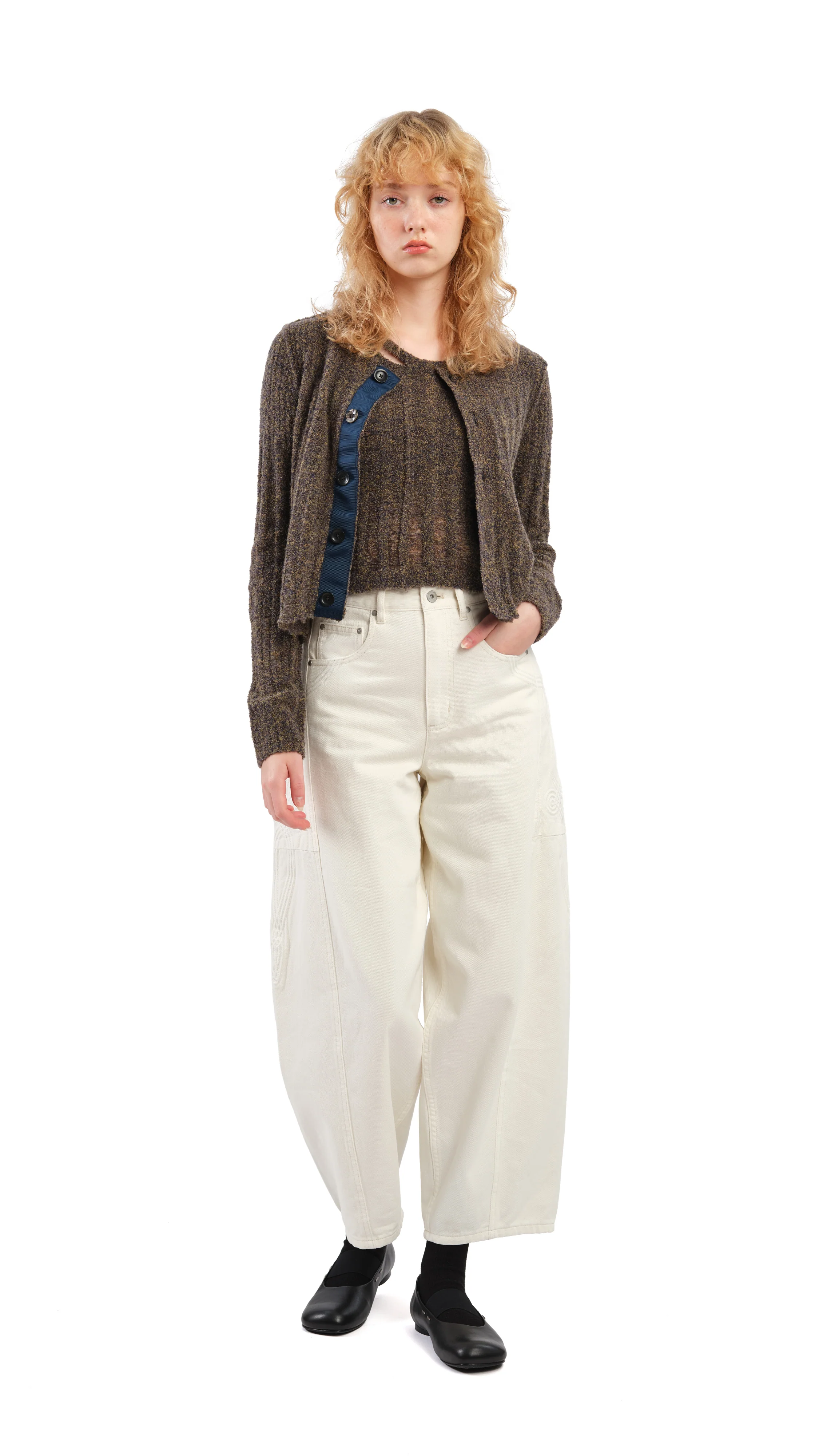 Boucle Cropped Vest - Umamrii