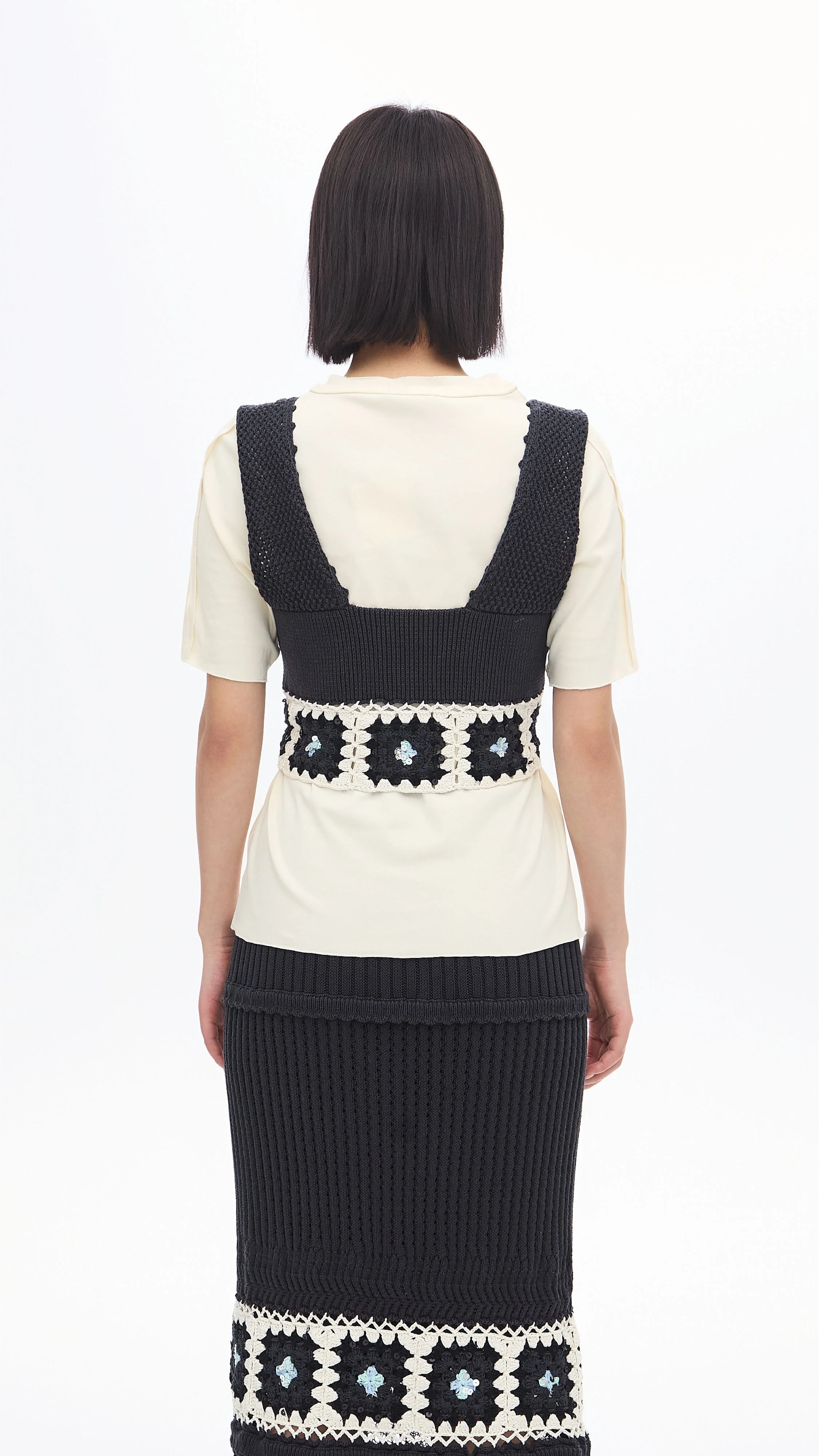 Beaded Knit Vest - Umamrii