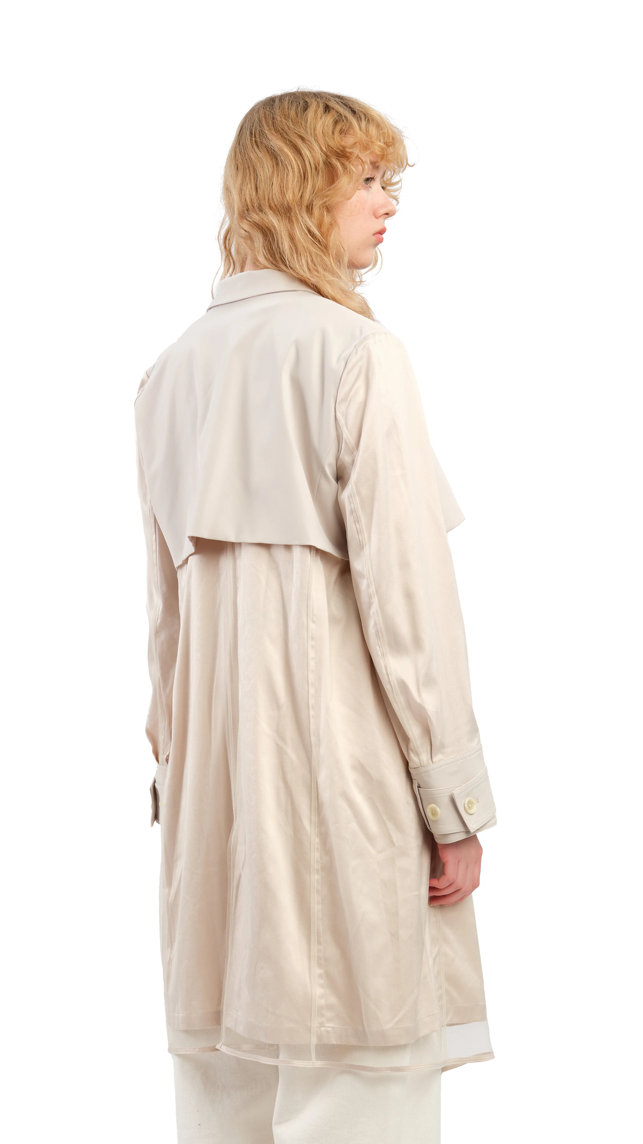 Mesh Trench Coat - Umamrii