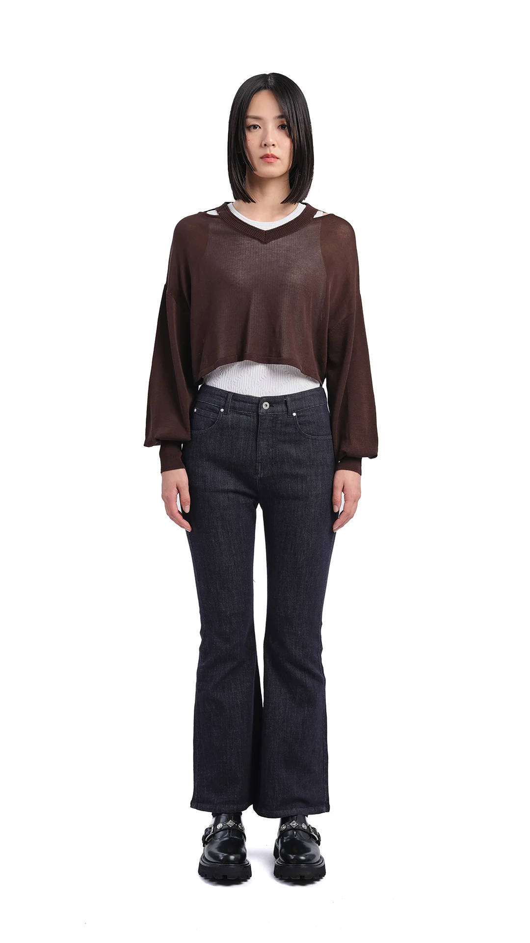 Cropped Sweater - Umamrii