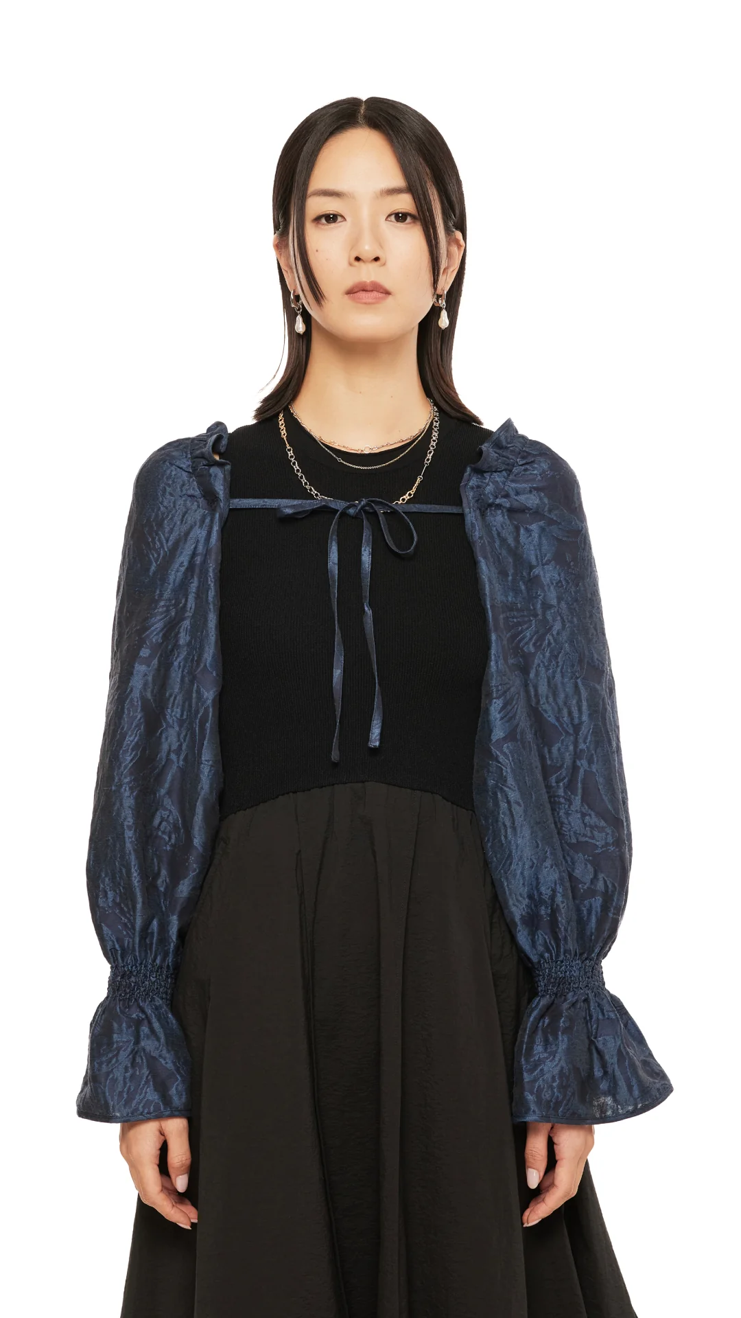 Jacquard Cropped Jacket - Umamrii