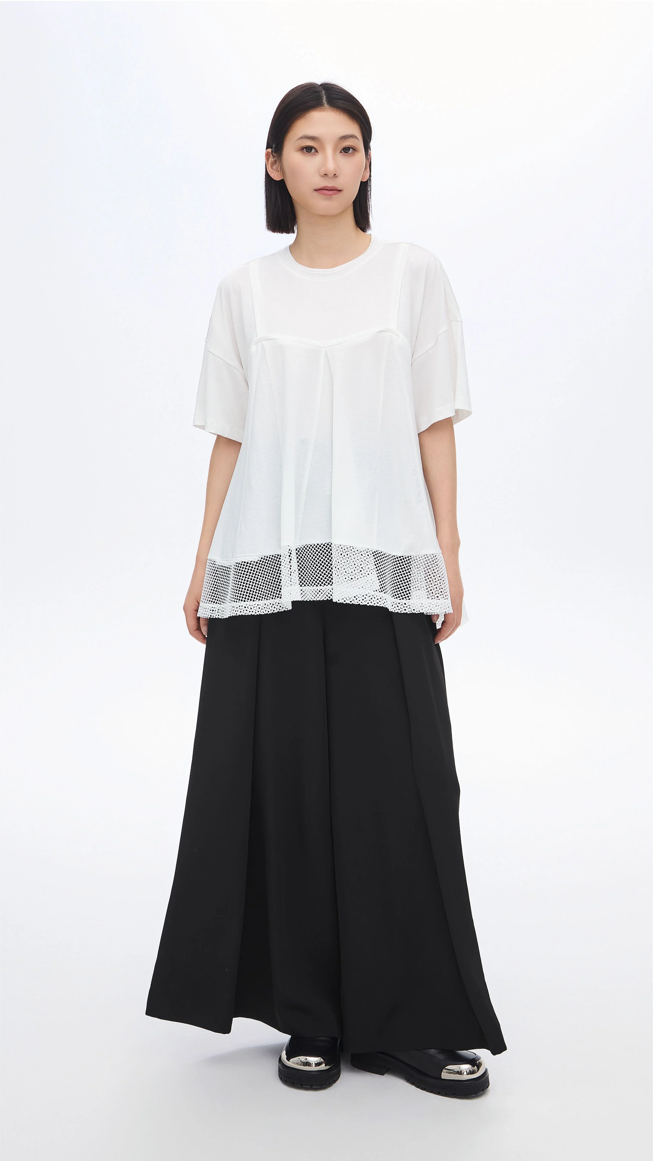 High Waist Wide Leg Pants - Umamrii
