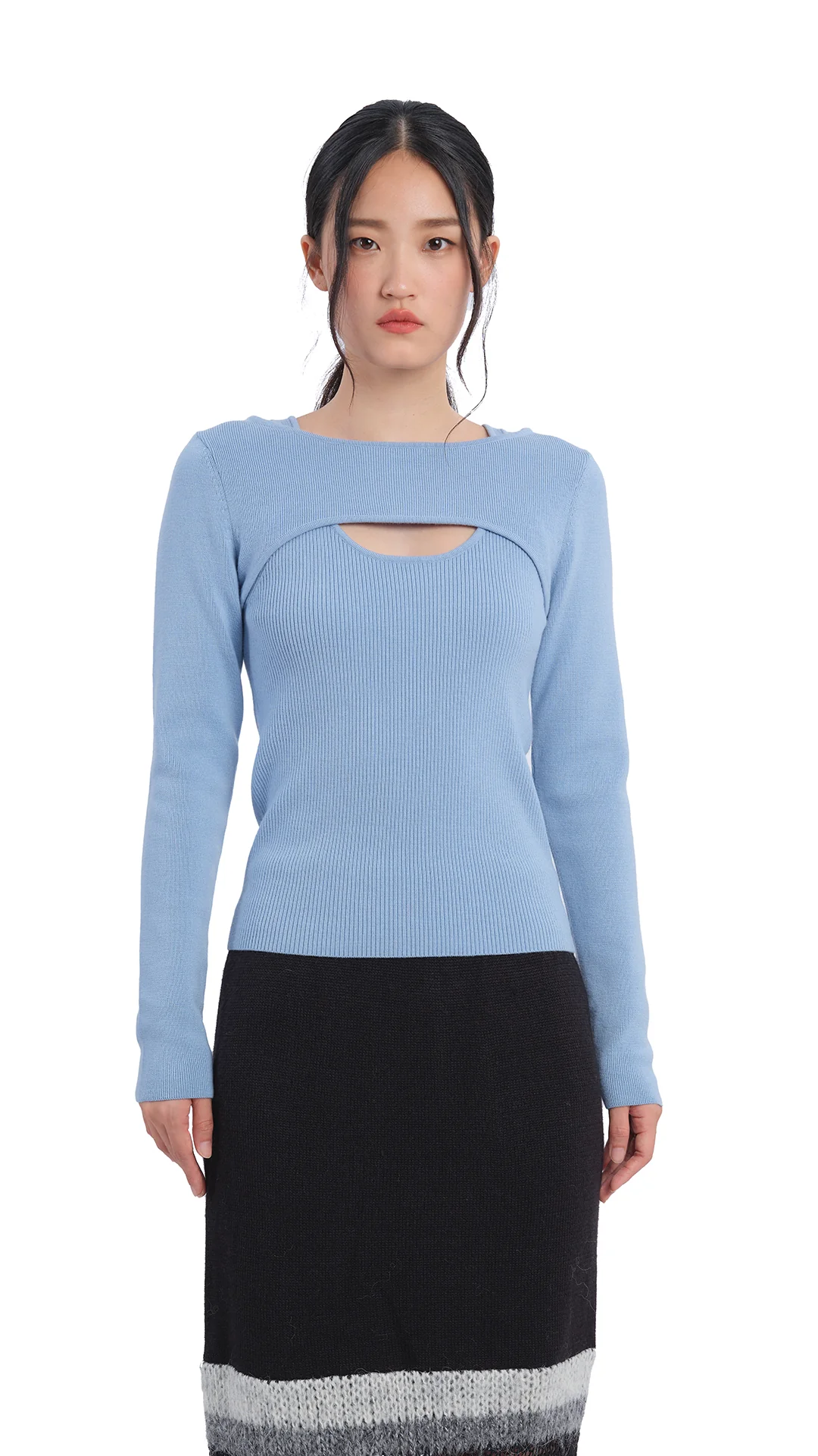 2-in-1 Wool Sweater - Umamrii