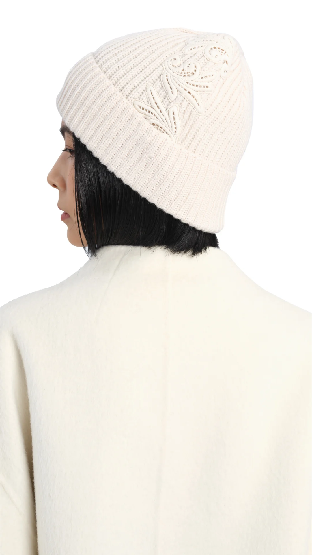 Mountain Beanie With Lace Trims - Umamrii