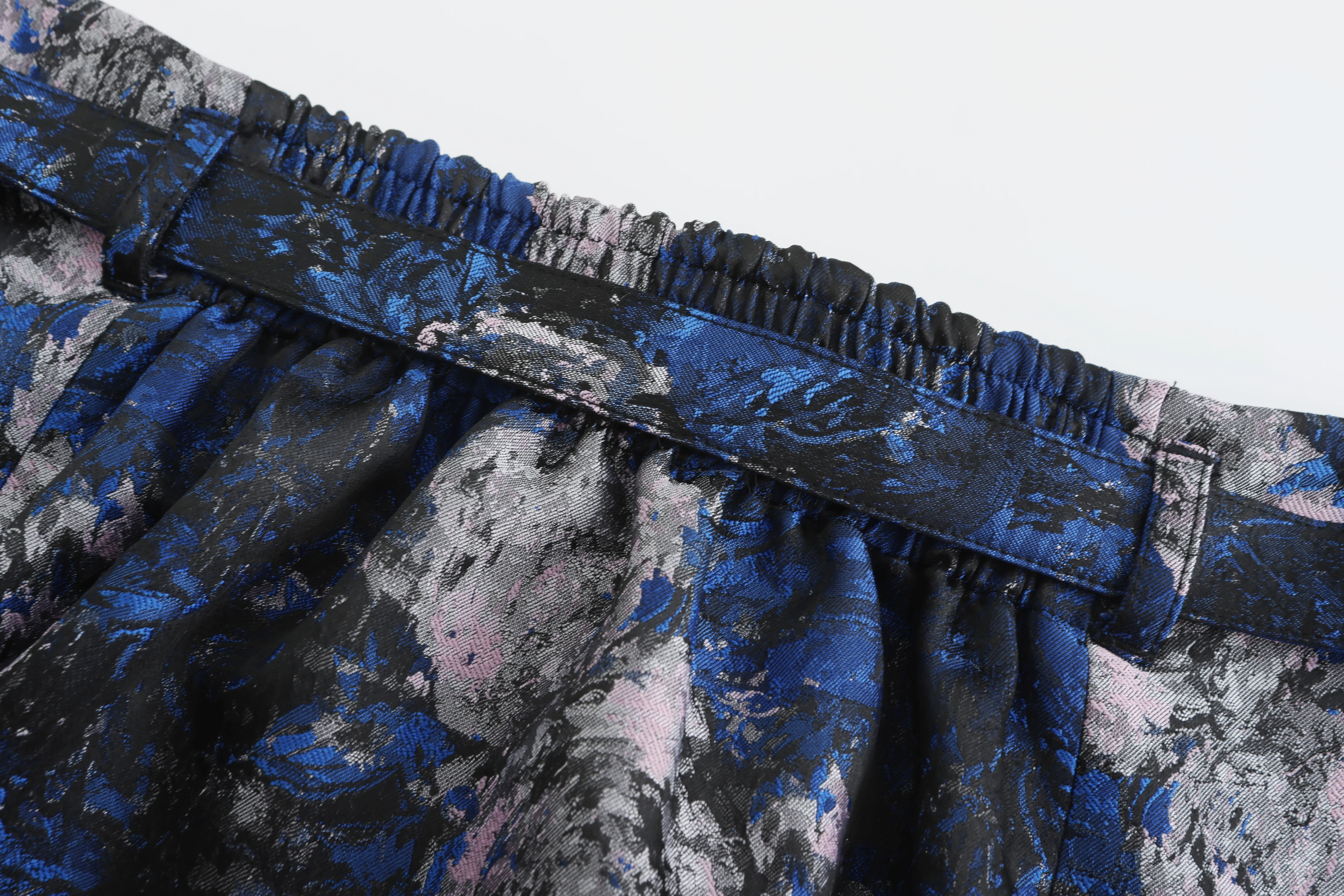 2 In 1 Jacquard Mini Skirt - Umamrii