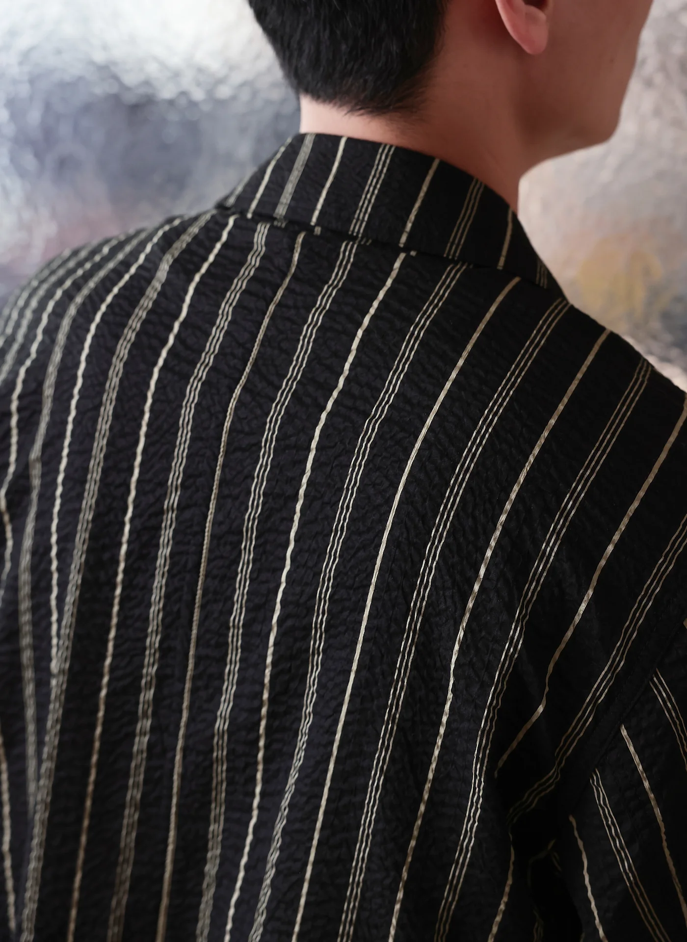 Cotton Seersucker Soft Hunting Blazer - Umamrii