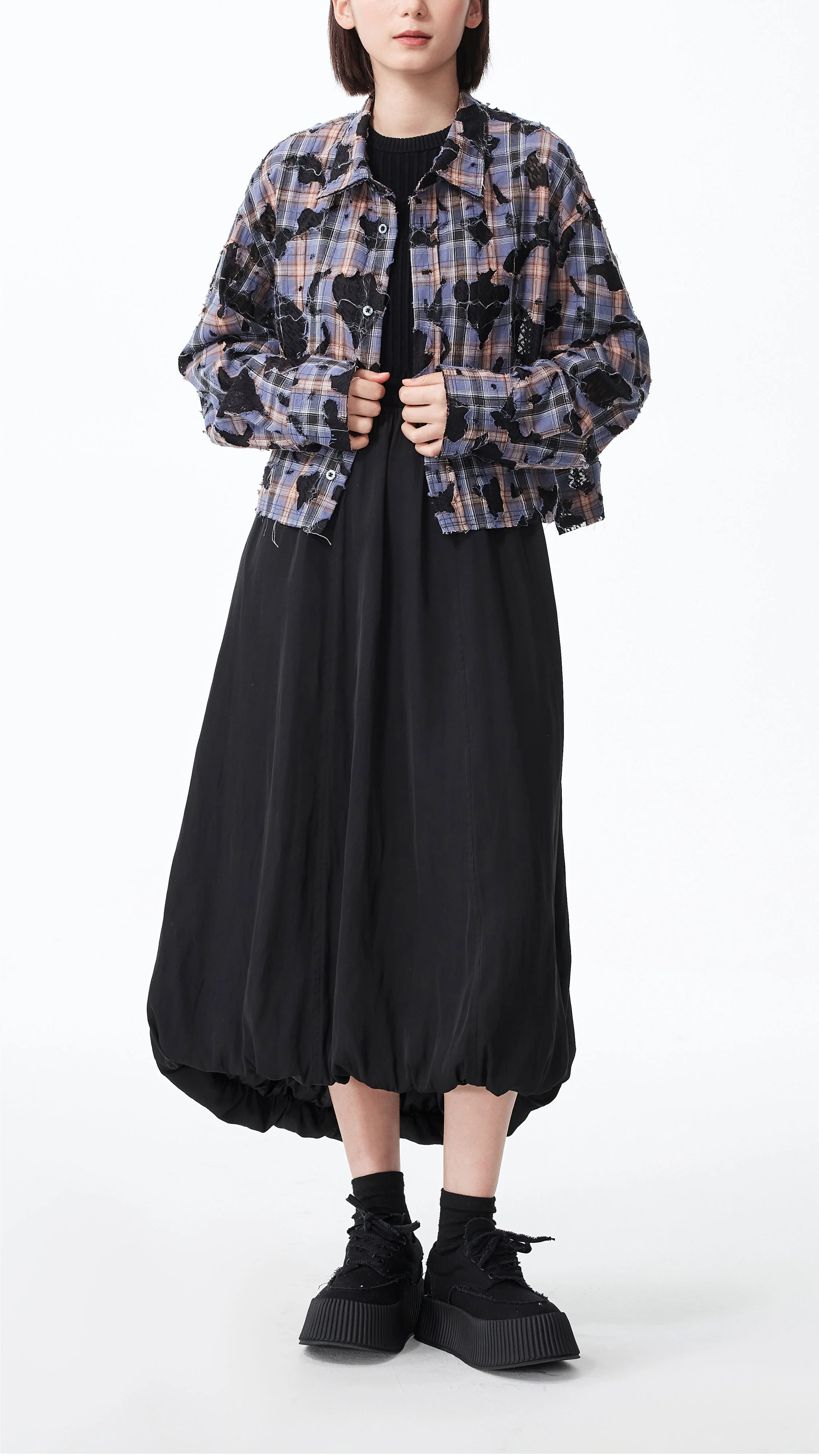 Patchwork Lace Shirt - Umamrii