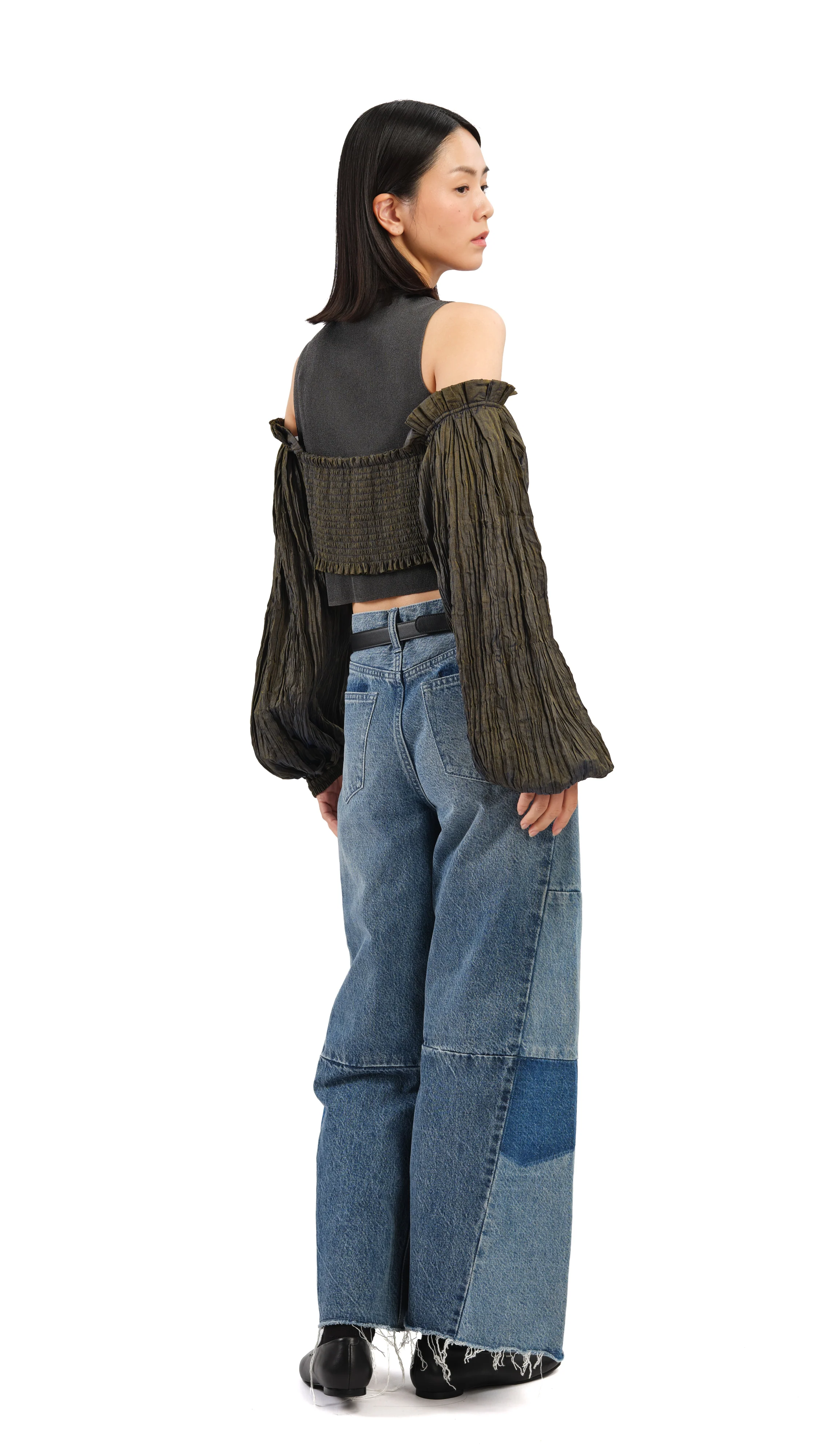 Bubble Sleeves Top - Umamrii