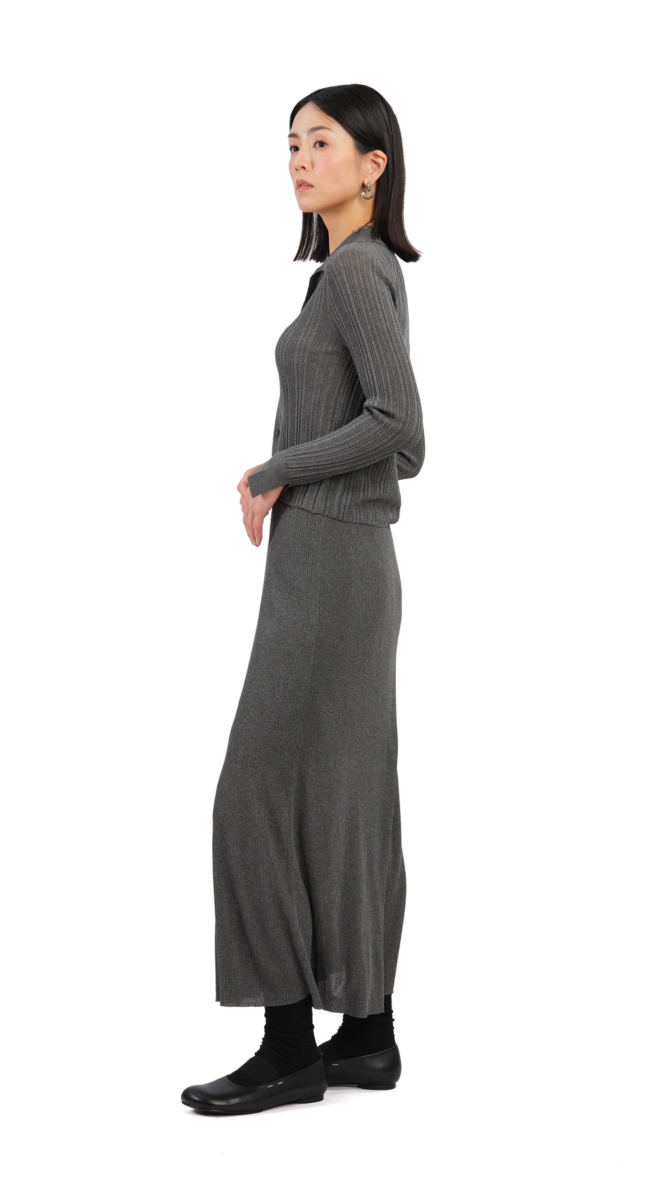 Lurex Knit Skirt - Umamrii