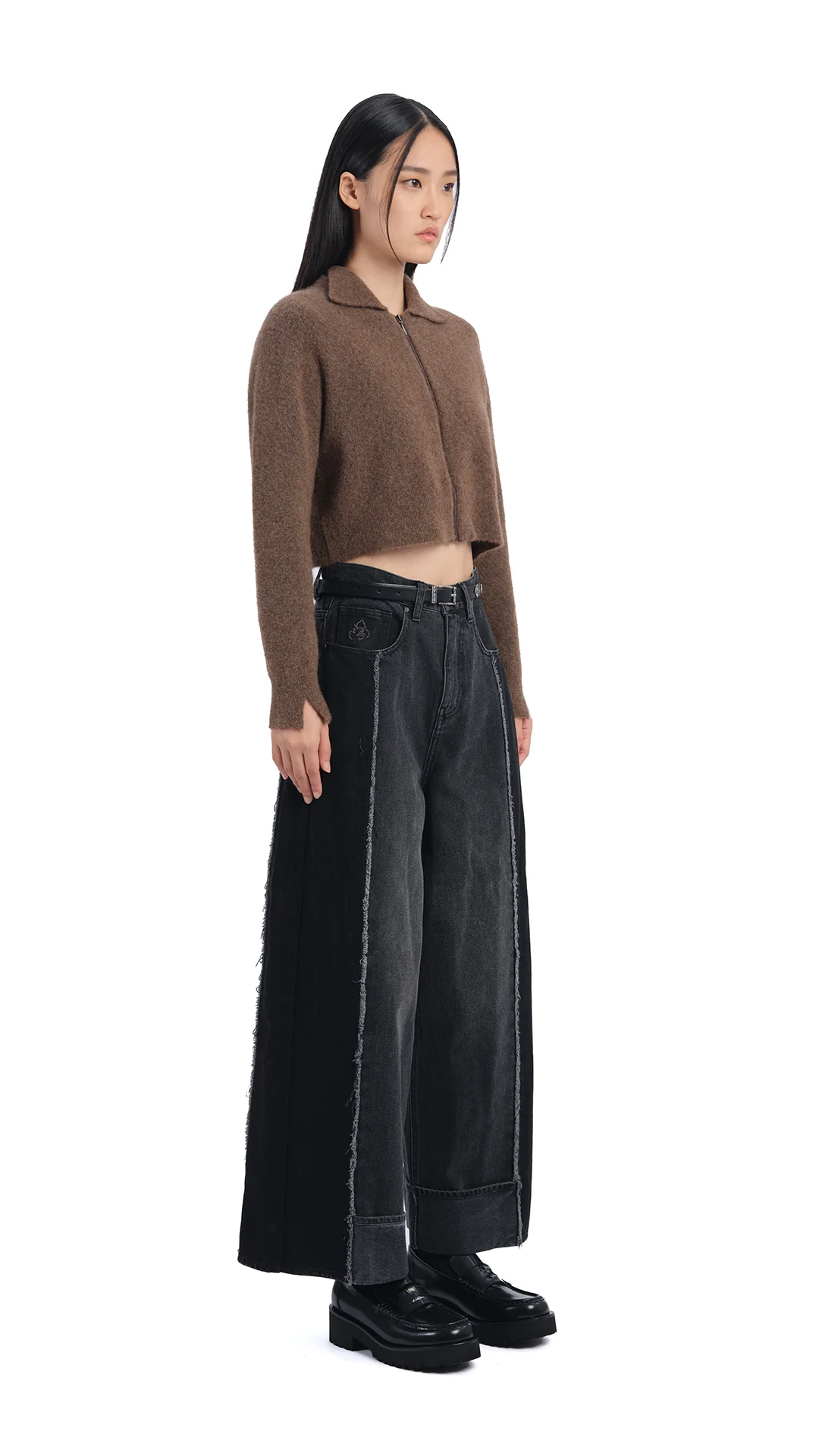 Yak Zip-Up Cardigan - Umamrii